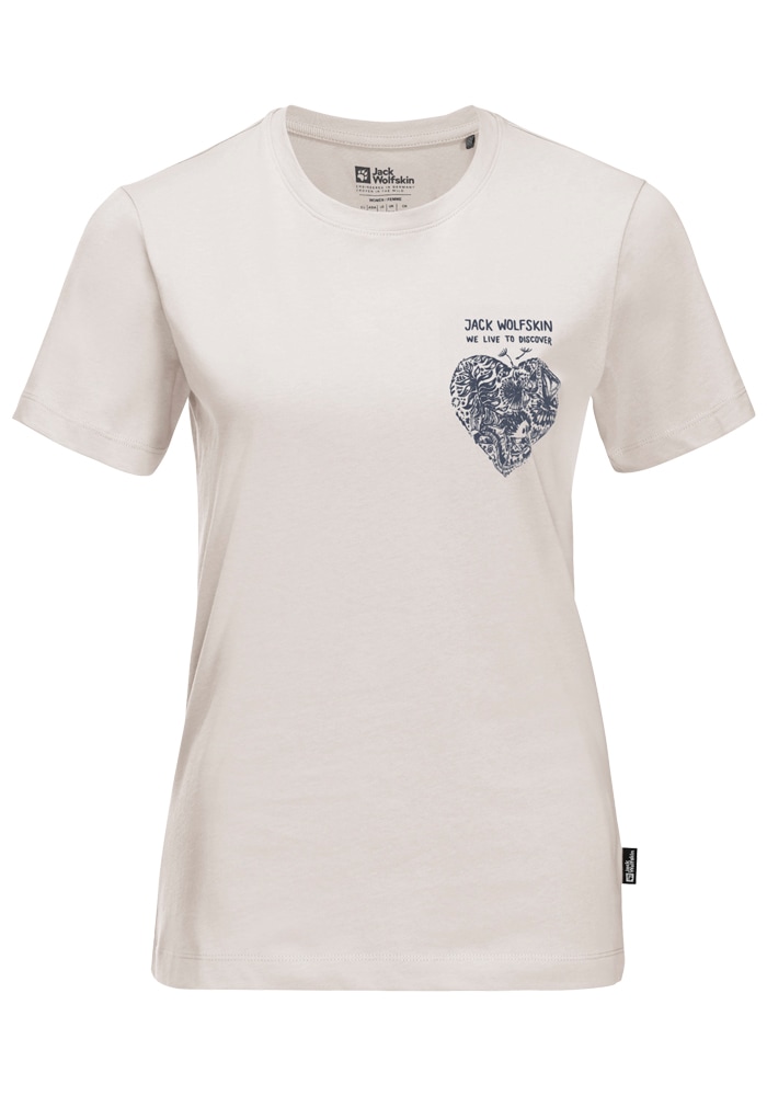 Jack Wolfskin T-Shirt »DISCOVER HEART T W« online kaufen | I'm walking