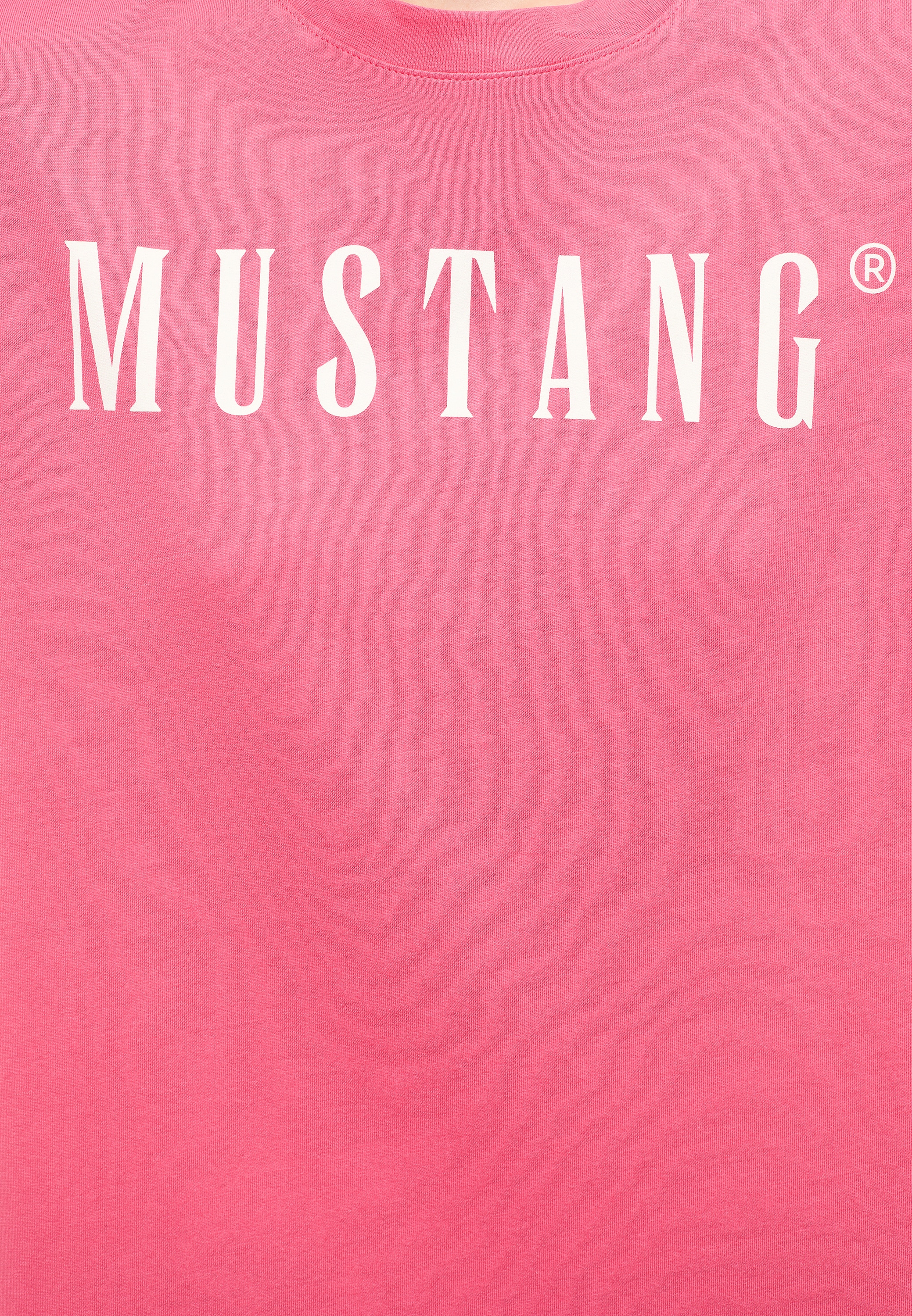 MUSTANG Kurzarmshirt »Mustang shoppen T-Shirt« T-Shirt