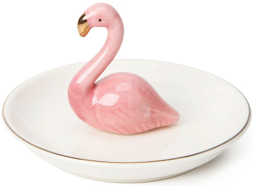 | Ablageschale Anlass zu Perfekt Weihnachten! Schmuckablage walking kaufen Taschenleerer Geburtstag, Flamingo«, »Schmuck jedem I\'m Dekoschale Geschenk Firetti -