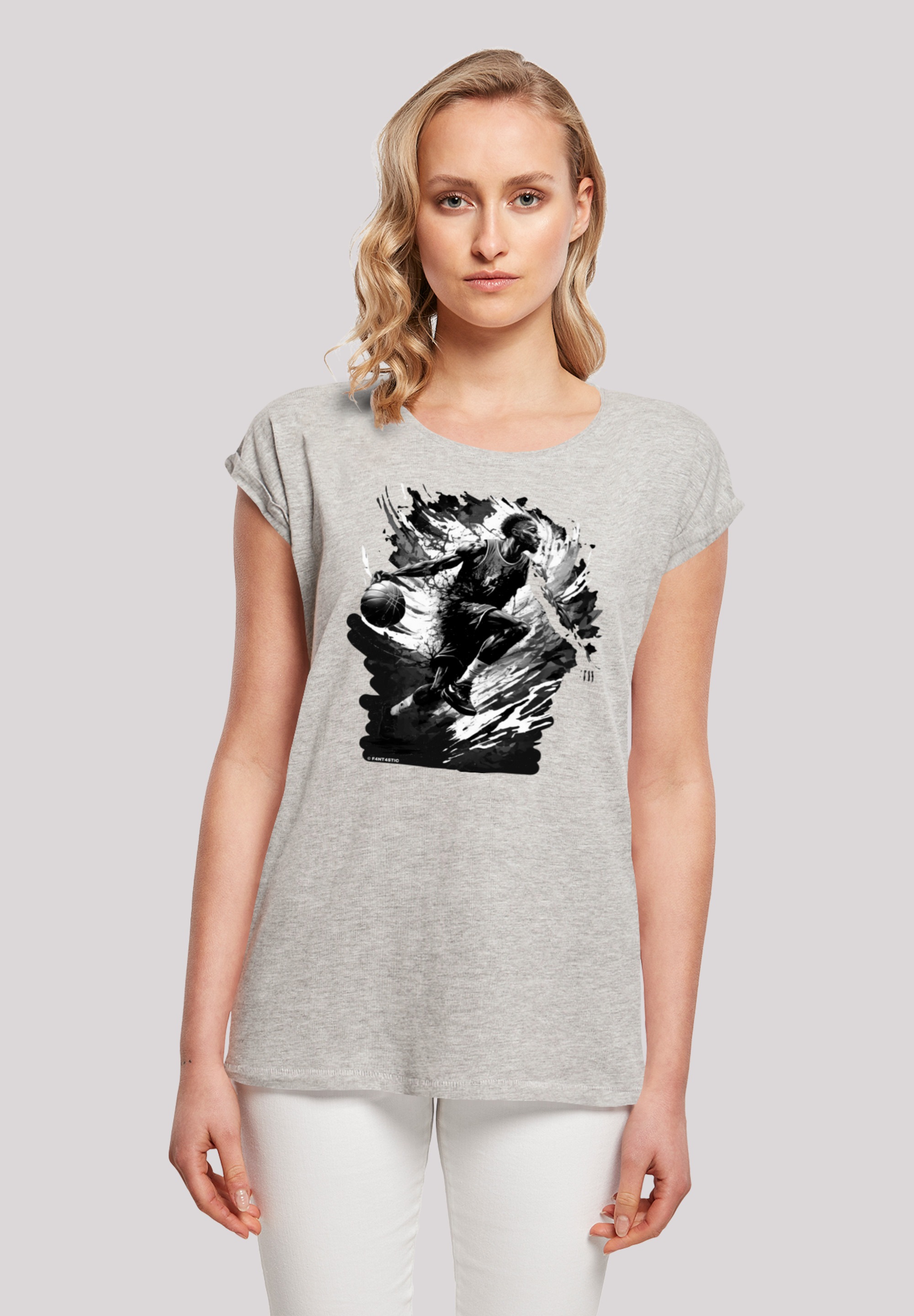 F4NT4STIC T-Shirt SHORT Print walking online Sport SLEEVE«, | »Basketball Splash I\'m