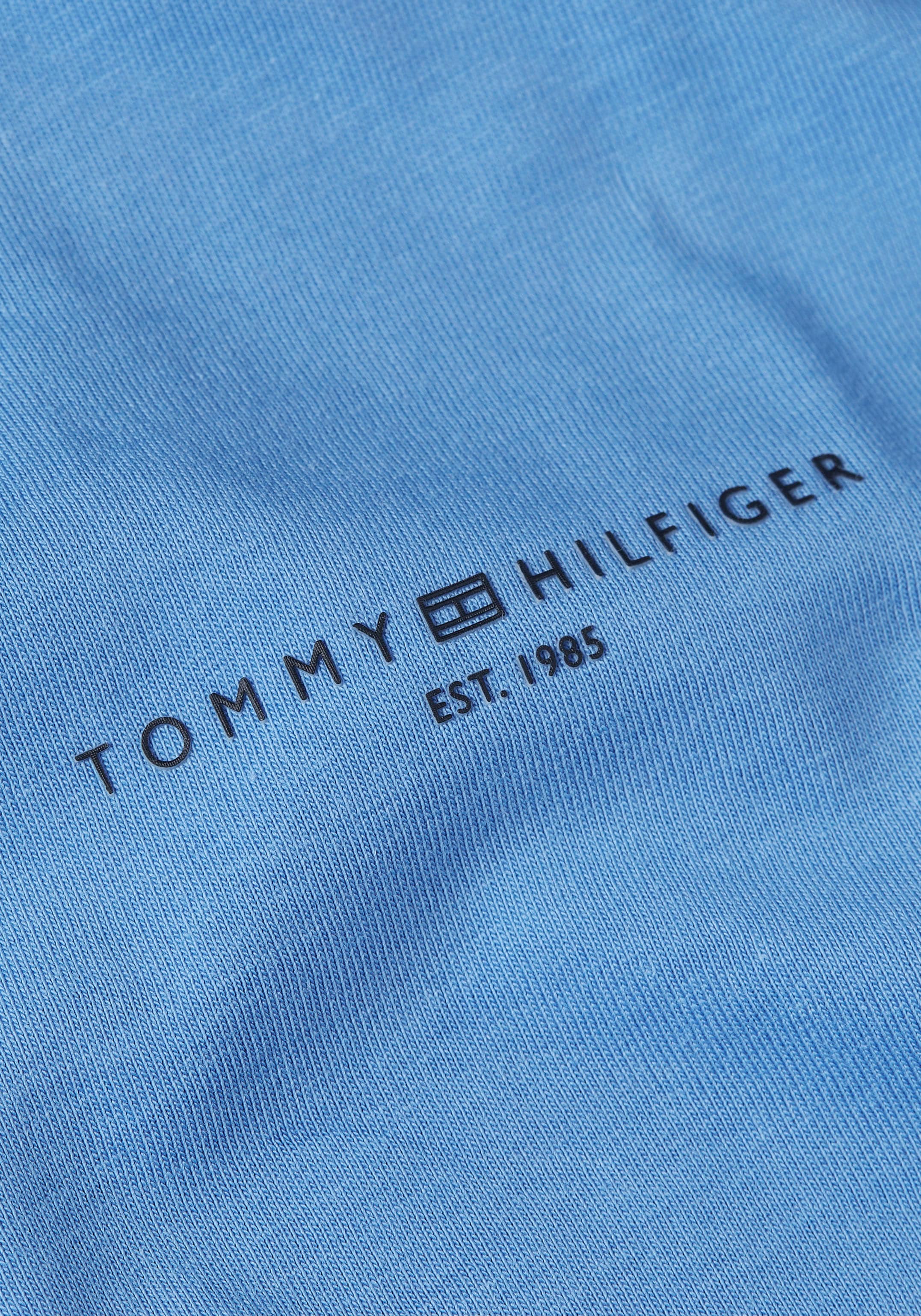 Tommy Hilfiger Shirtkleid DRSS SS«, Tommy »1985 Schriftzug MINI CORP TEE REG online Mit Hilfiger