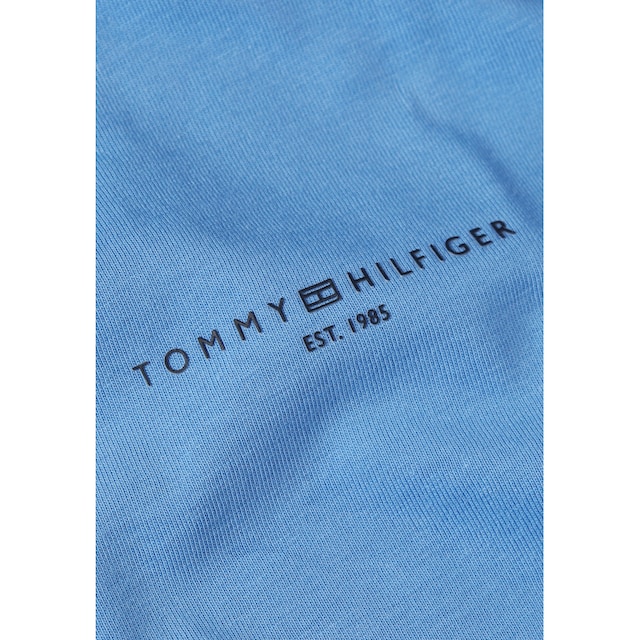 Hilfiger Schriftzug DRSS »1985 SS«, Tommy TEE MINI Shirtkleid CORP Tommy online REG Mit Hilfiger