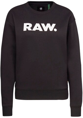G-Star RAW Sweatshirt »Premium core RAW. crewneck«, mit RAW. Logo auf der Brust kaufen