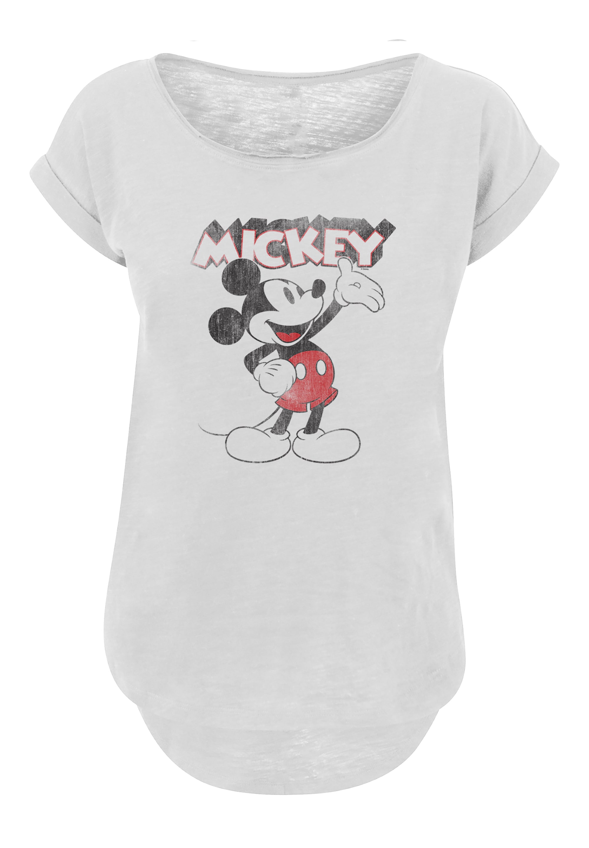 Micky Comic Movie bestellen Film Merch«, Presents | Print I\'m Fan Maus F4NT4STIC T-Shirt walking TV »Disney