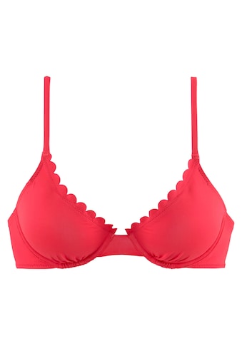 LASCANA Bügel-Bikini-Top »Scallop«, mit Wattierung kaufen