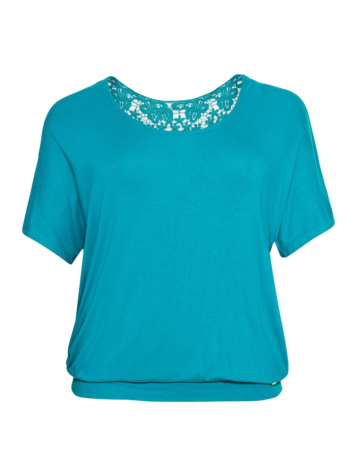 Sheego T-Shirt »Große Häkeleinsatz Größen«, bestellen mit Bund elastischem und