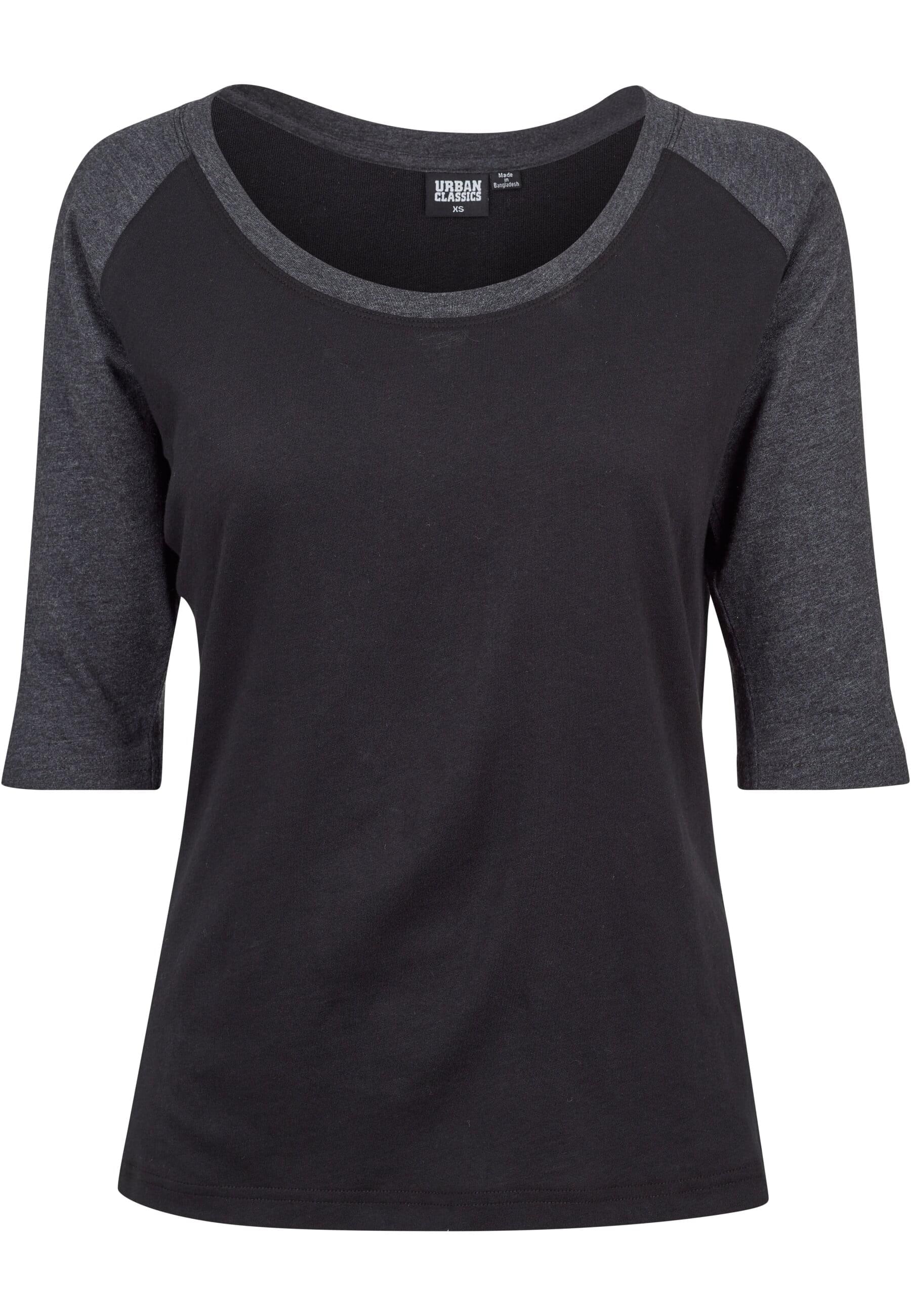 URBAN CLASSICS Kurzarmshirt »Damen Ladies 3/4 Contrast Raglan Tee«, (1 tlg.)  kaufen | I\'m walking