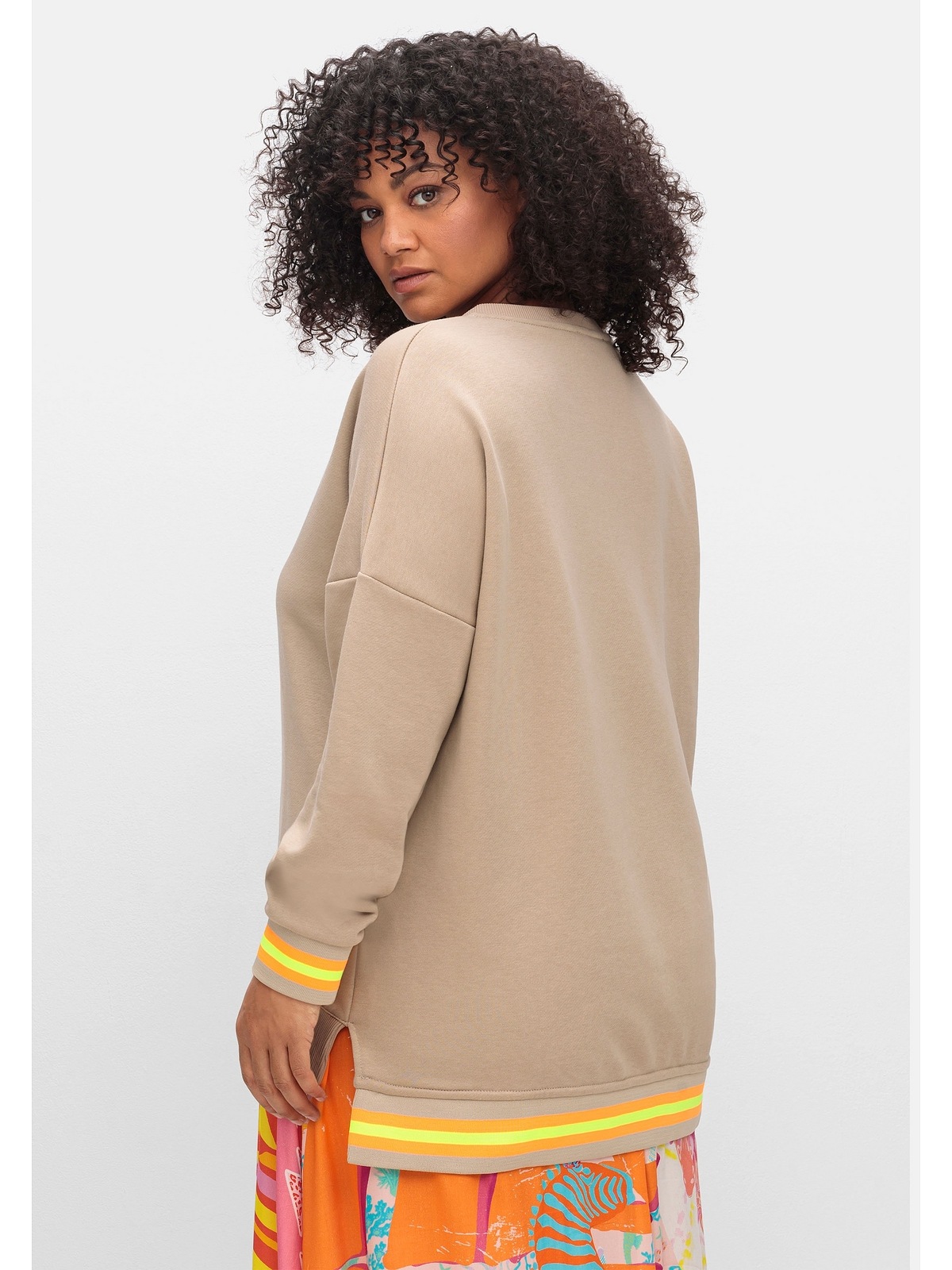 Sheego Sweatshirt »Große Größen«, aus reiner Baumwolle online kaufen | I'm  walking