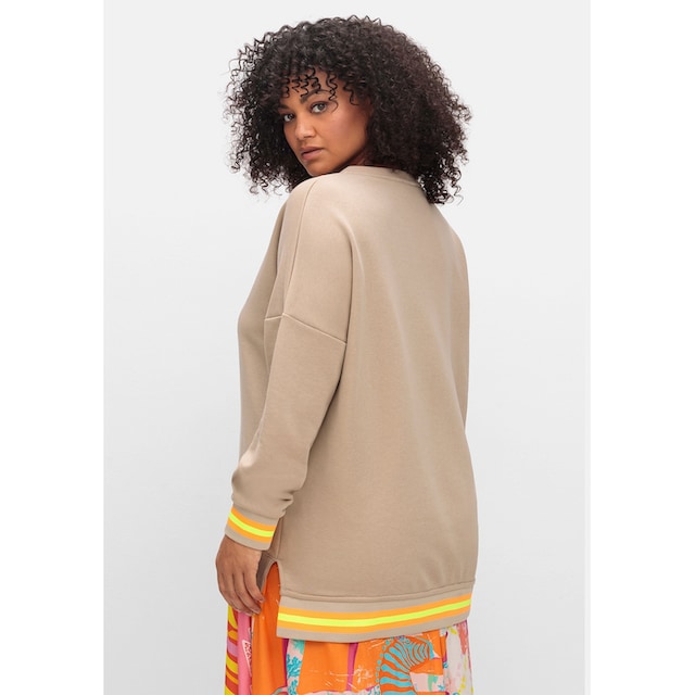 Sheego Sweatshirt »Große Größen«, aus reiner Baumwolle online kaufen | I'm  walking