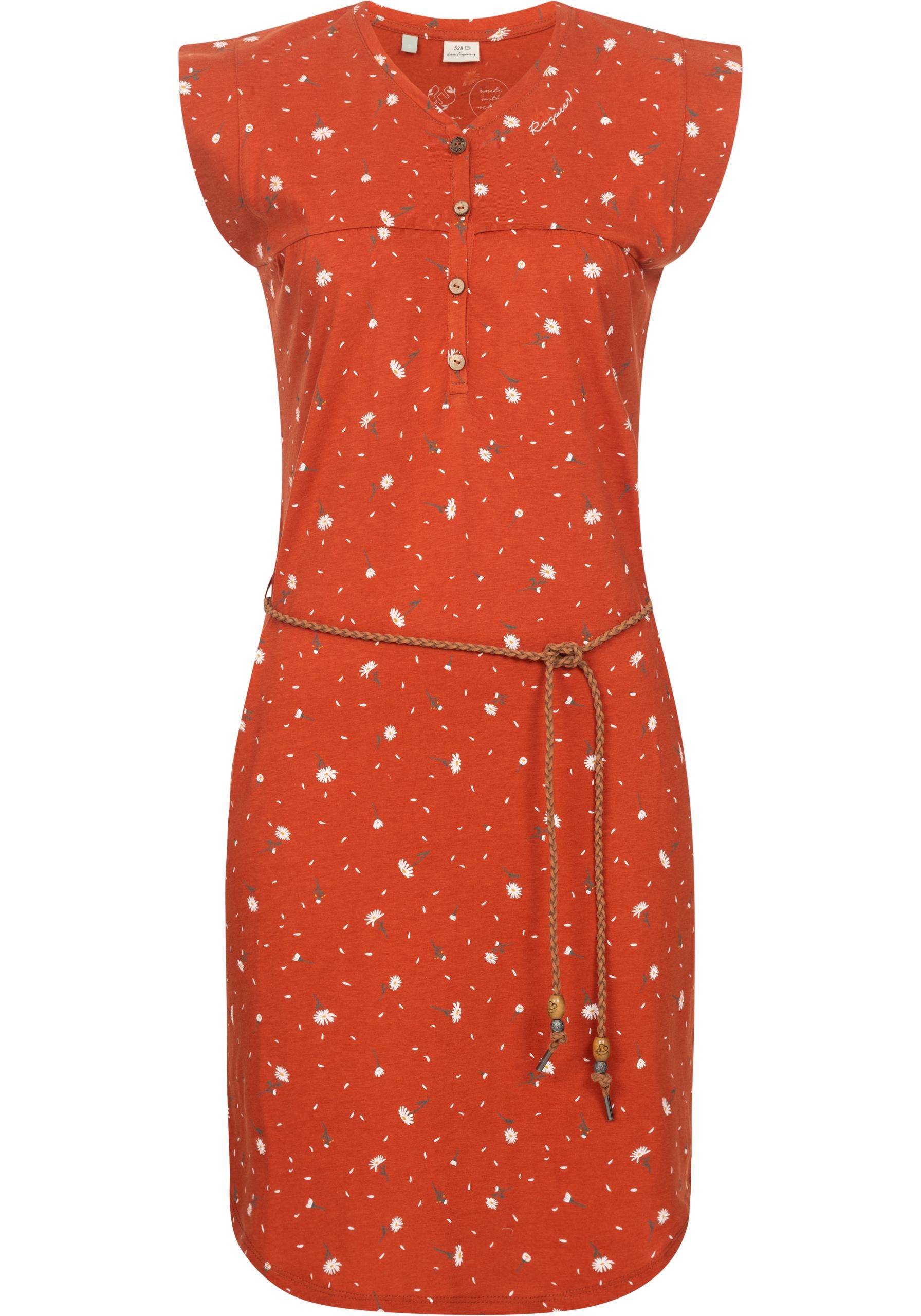Ragwear Sommerkleid »Zofka Dress mit Print Jersey Organic«, sommerlichem I\'m walking Kleid online leichtes 