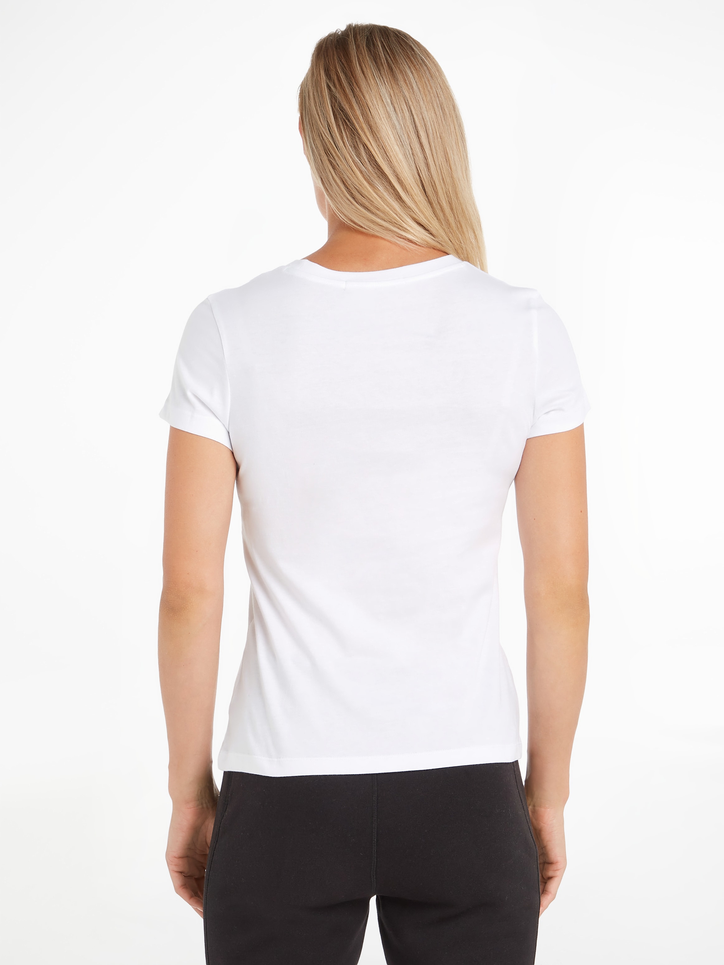 Calvin Klein Jeans TEE«, T-Shirt I\'m online LOGO walking | CK- SLIM FIT »CORE INSTIT Logoschriftzug mit