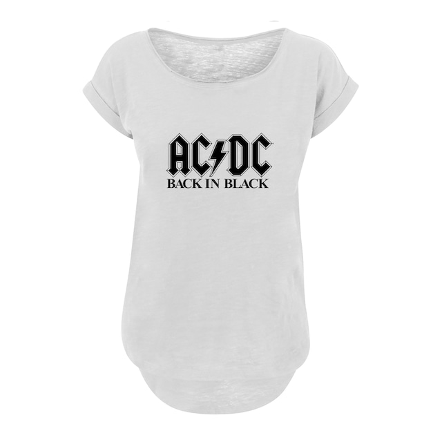 F4NT4STIC T-Shirt »ACDC Back In Black Logo für Kinder & Herren«, Print  kaufen | I\'m walking