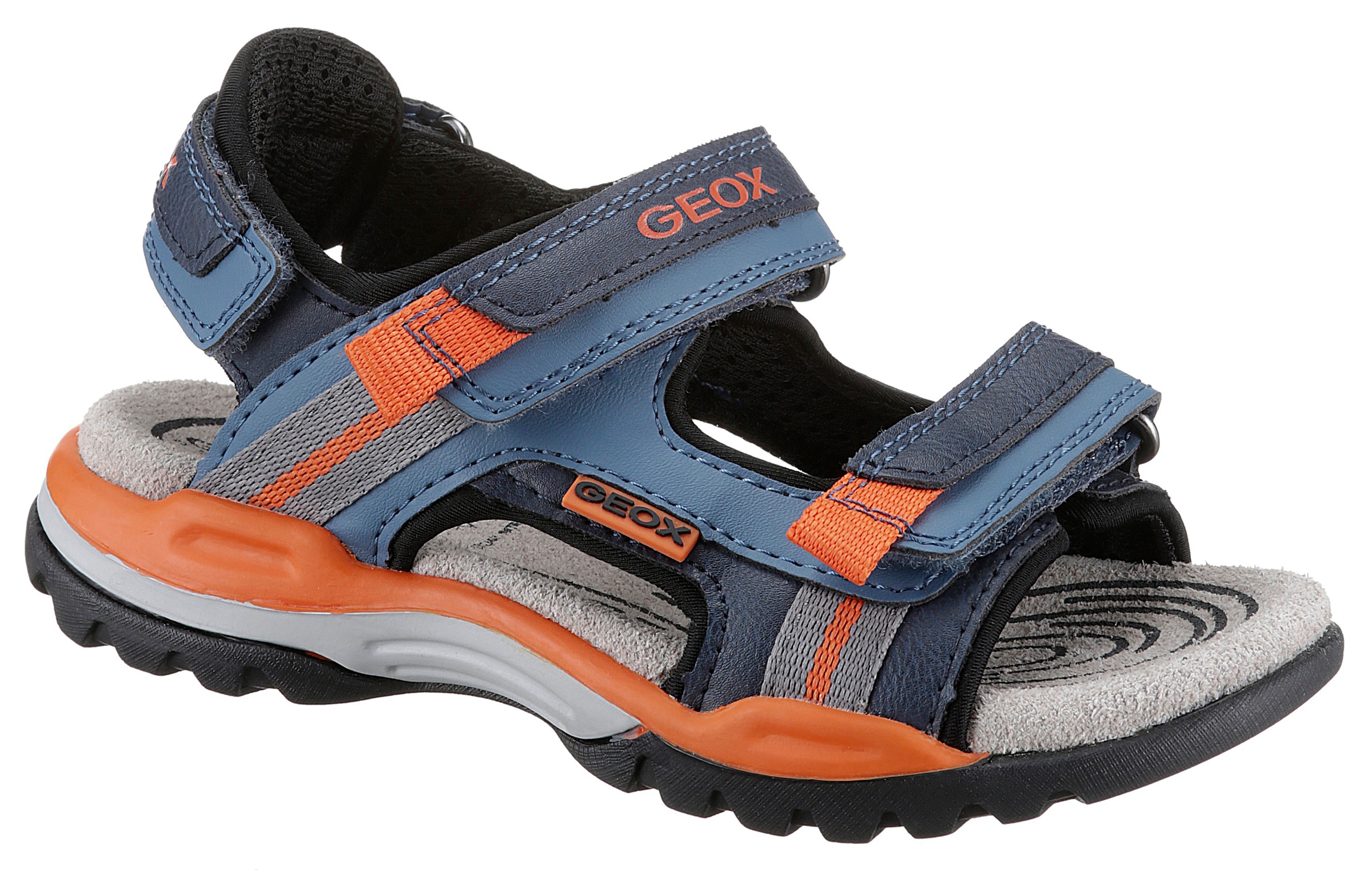 Geox Sandale J BOREALIS BOY mit zusätzlichem Fersenklettverschluss