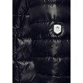 ALPENBLITZ Steppjacke »Schneegeflüster«, mit abnehmbarem Kunstfellbesatz und modischen Lederimitatdetails für ein klassisches und gleichzeitig cooles Outfit