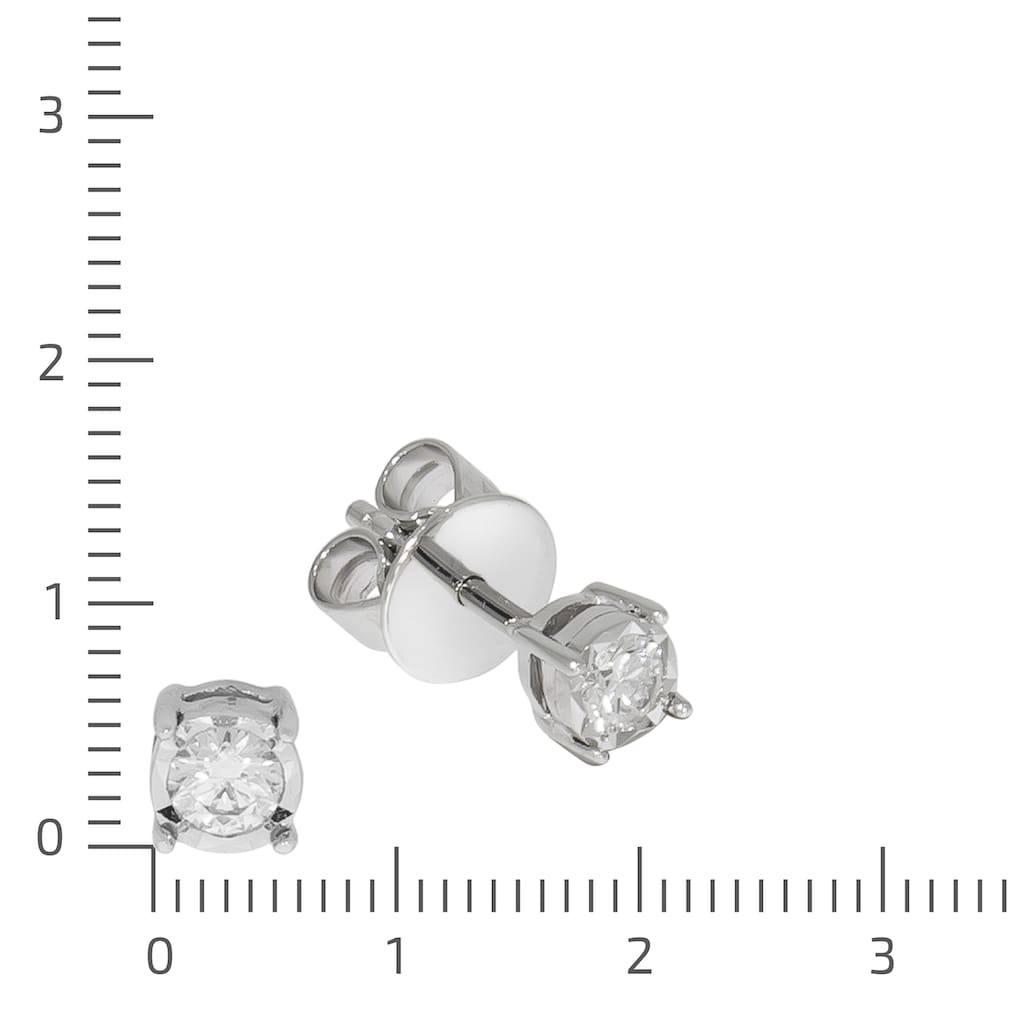 Diamonds by Ellen K. Paar Ohrstecker 585/- Weißgold Brillant 0 20ct. IV9370