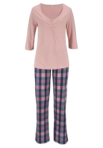 petite fleur Pyjama, mit Karo Muster kaufen
