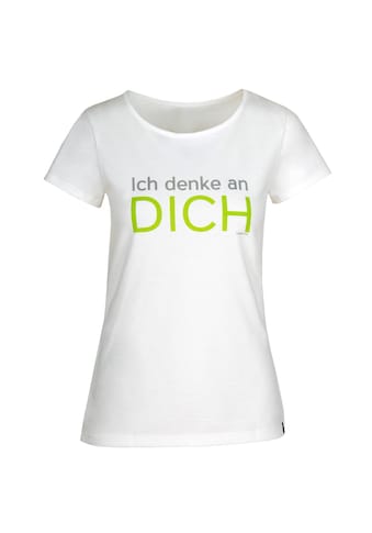 Trigema T-Shirt, mit Spruchmotiv "Ich denke an dich" kaufen