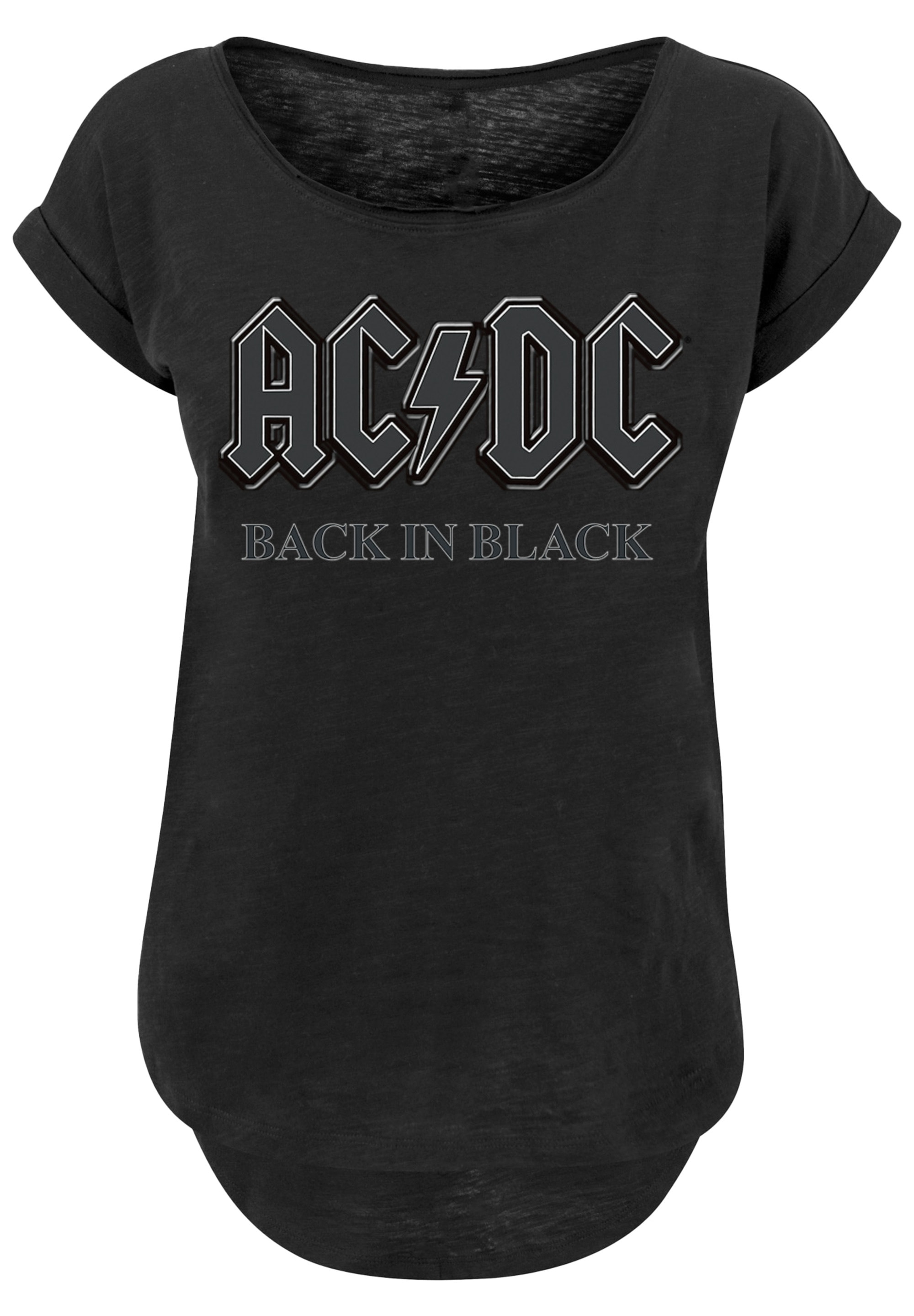 F4NT4STIC T-Shirt »PLUS SIZE ACDC Back in Black«, Print online