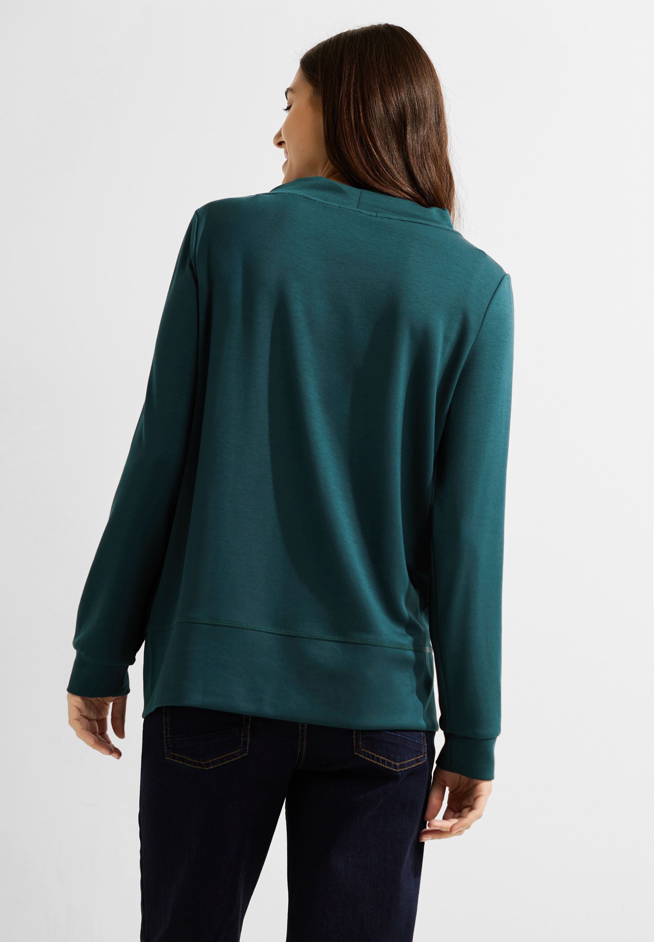 Cecil Sweatshirt, in Unifarbe online kaufen | I\'m walking | Poloshirts