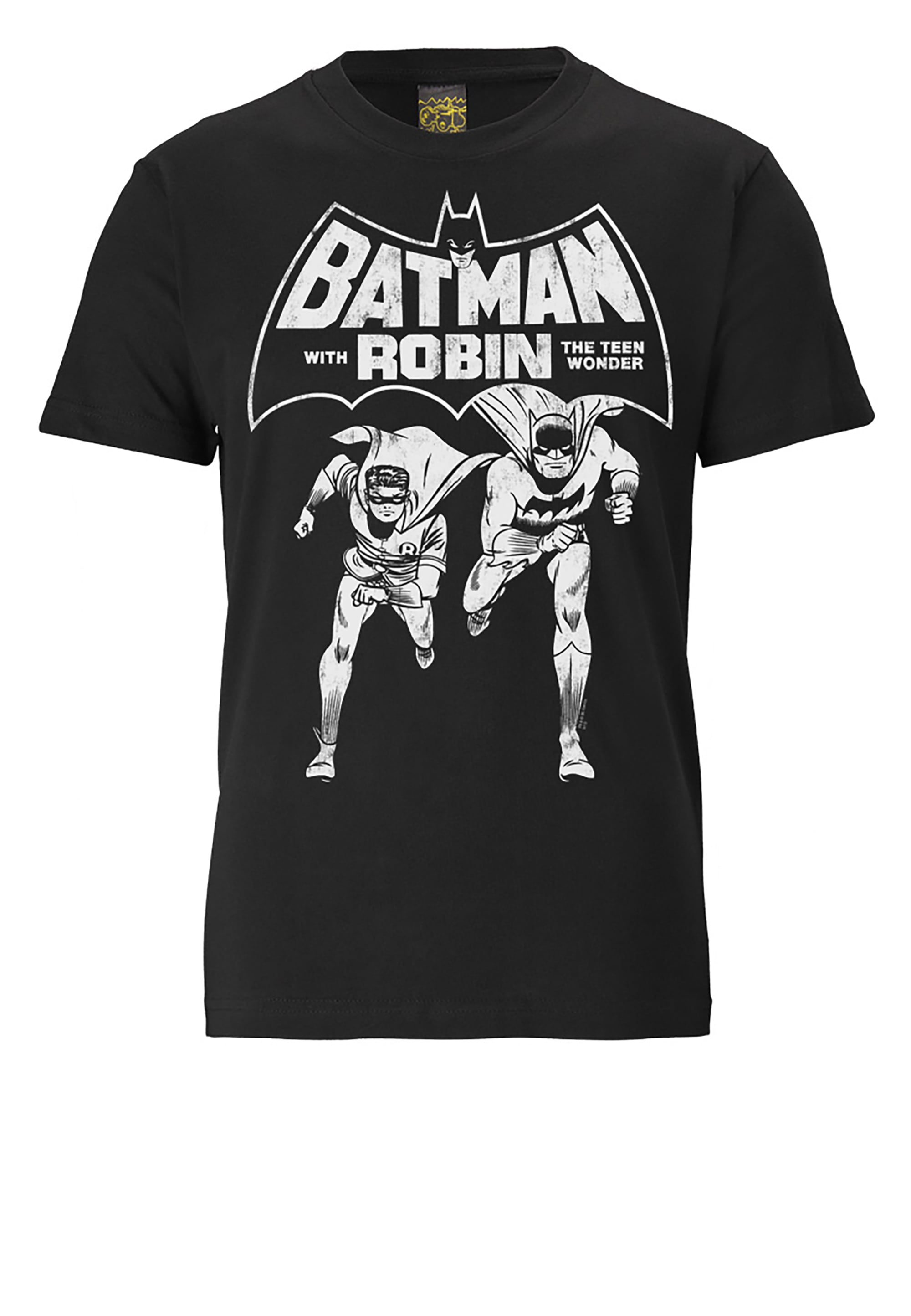 LOGOSHIRT T-Shirt kaufen & Wonder«, Print | Teen mit Superhelden- I\'m trendigem »Batman Robin walking 