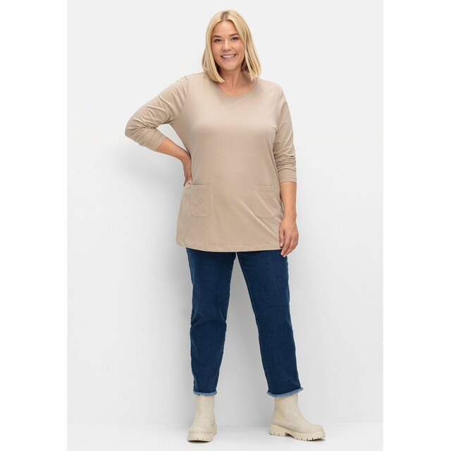 Longshirt online | Sheego Taschen »Große Größen«, mit aufgesetzten kaufen I\'m walking