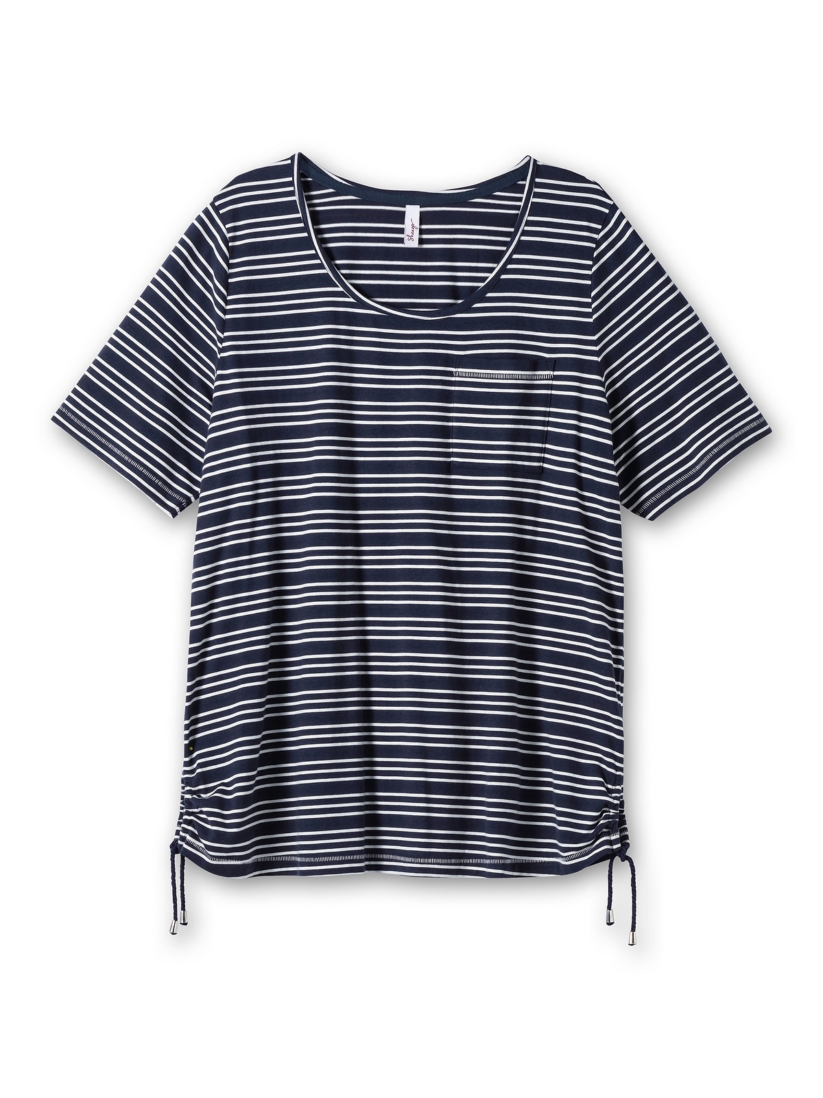 Sheego shoppen Seitennaht T-Shirt »Große der Größen«, mit in Tunnelzug