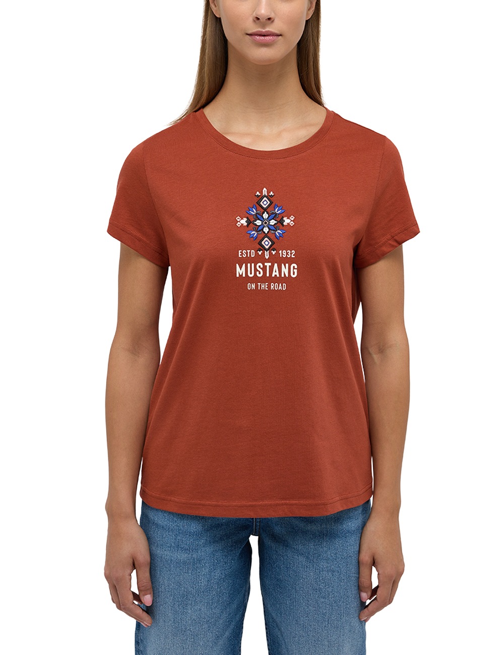 T-Shirt online Kurzarmshirt Print-Shirt« I\'m | walking kaufen MUSTANG »Mustang