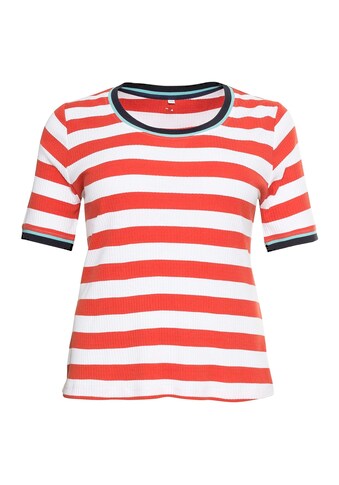 Sheego T-Shirt »Shirt«, mit verlängerten Halbarmen kaufen