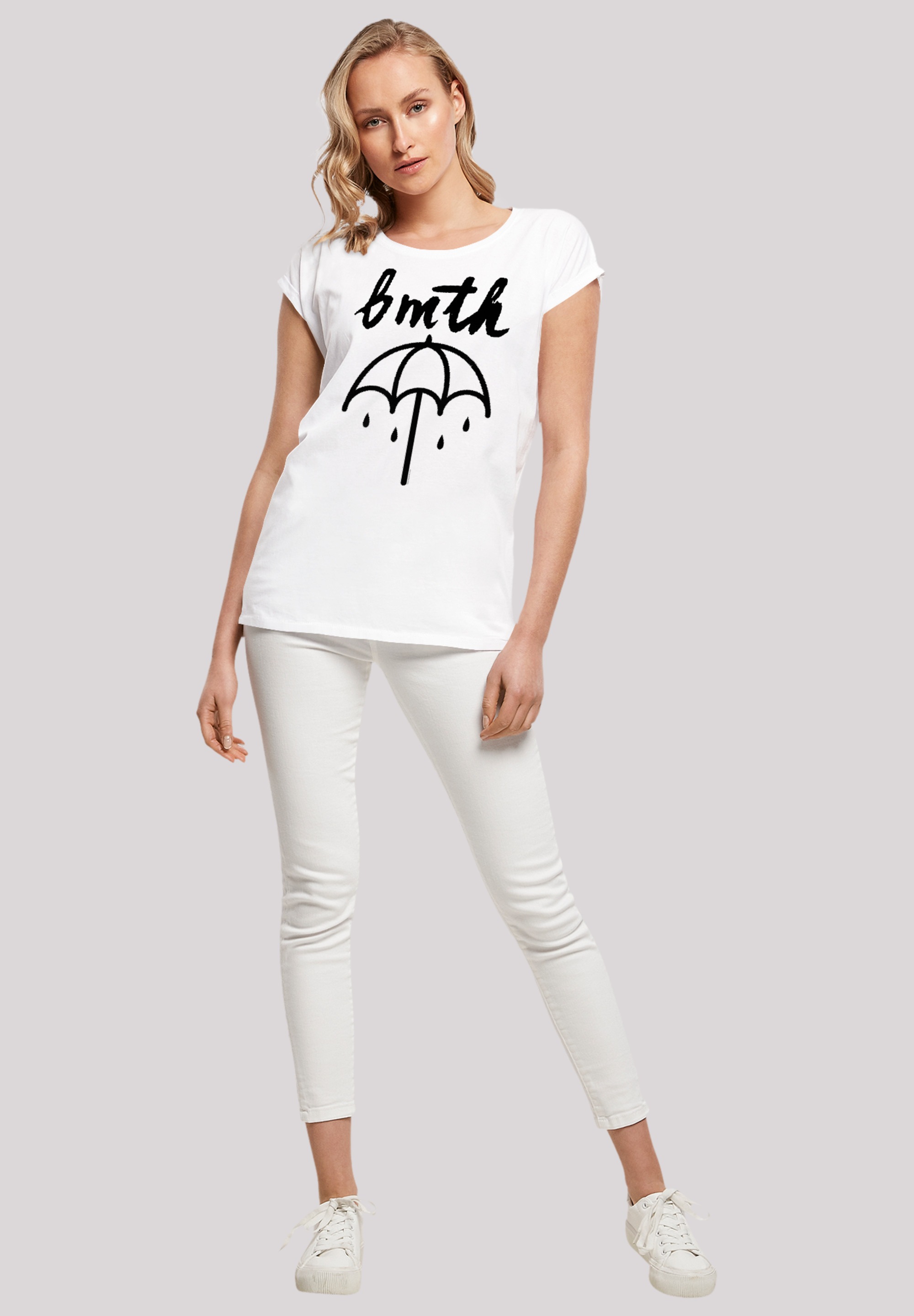F4NT4STIC T-Shirt »BMTH Metal Band Band walking Qualität, online I\'m Premium Rock-Musik, Umbrella«, | kaufen