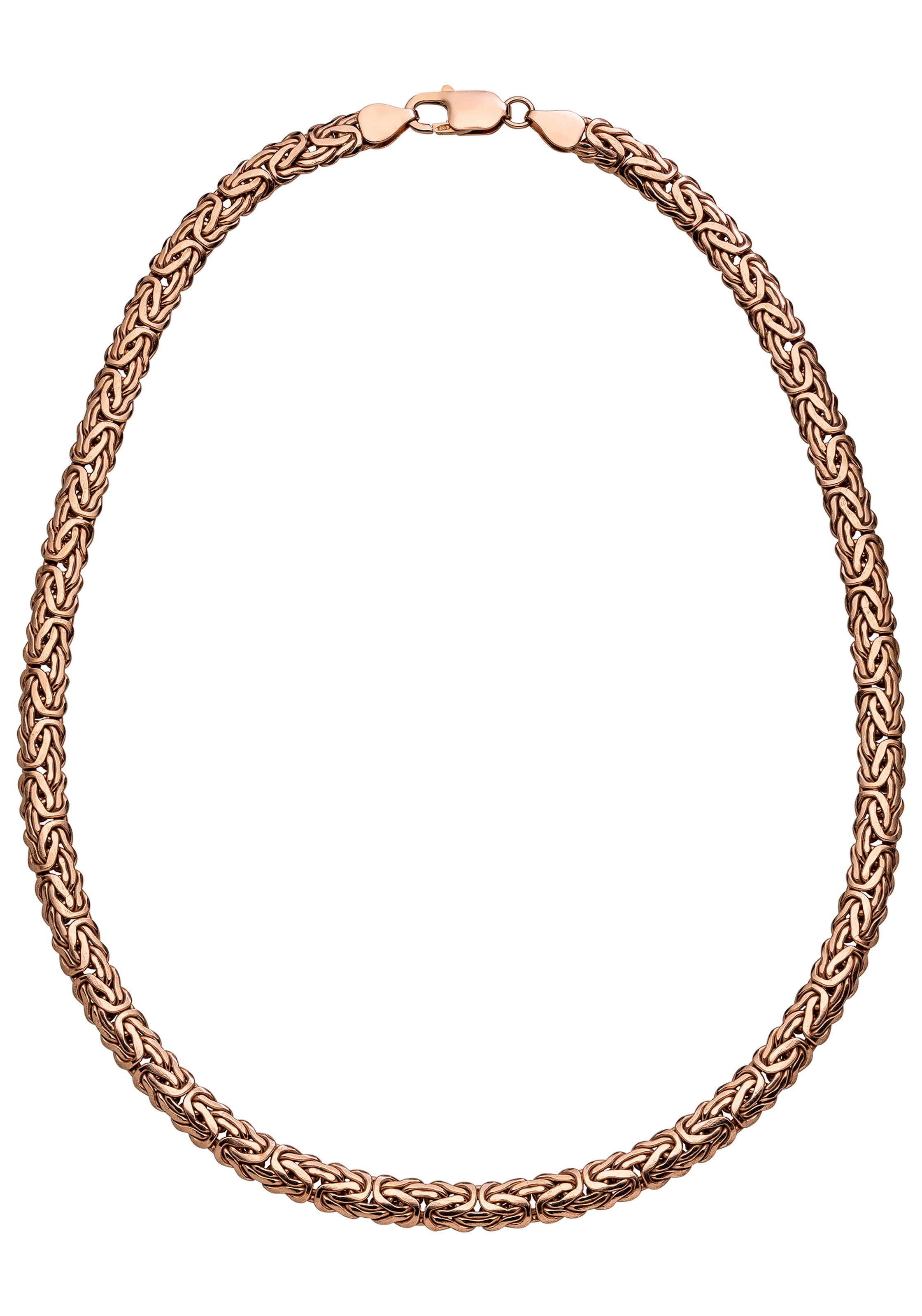 JOBO Kette ohne Anhänger, Königskette 925 Silber roségold vergoldet 45 cm  im Onlineshop | I'm walking