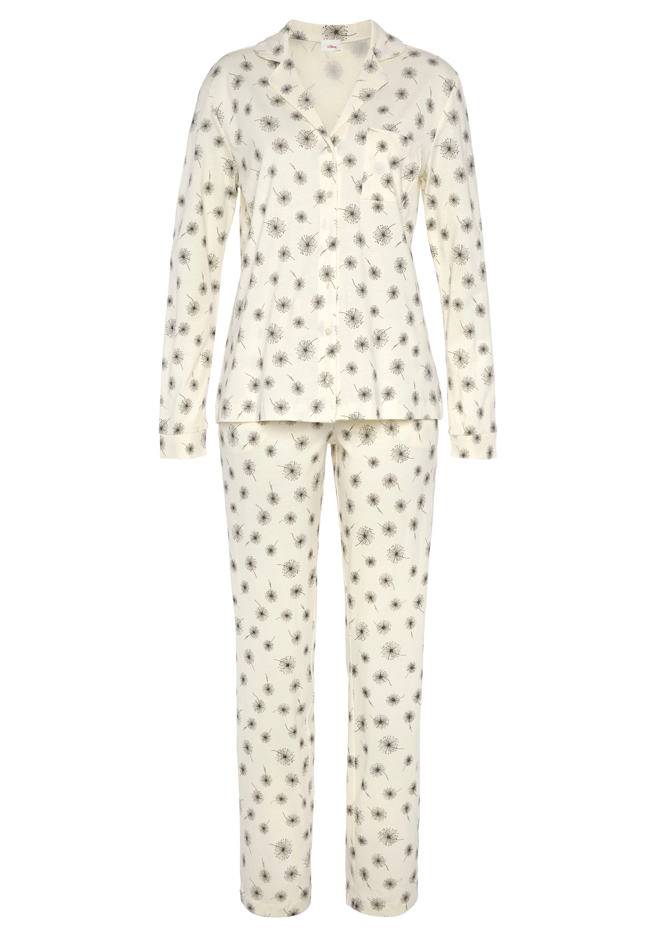 | mit schönem online (2 tlg.), kaufen I\'m Pyjama, Muster walking s.Oliver