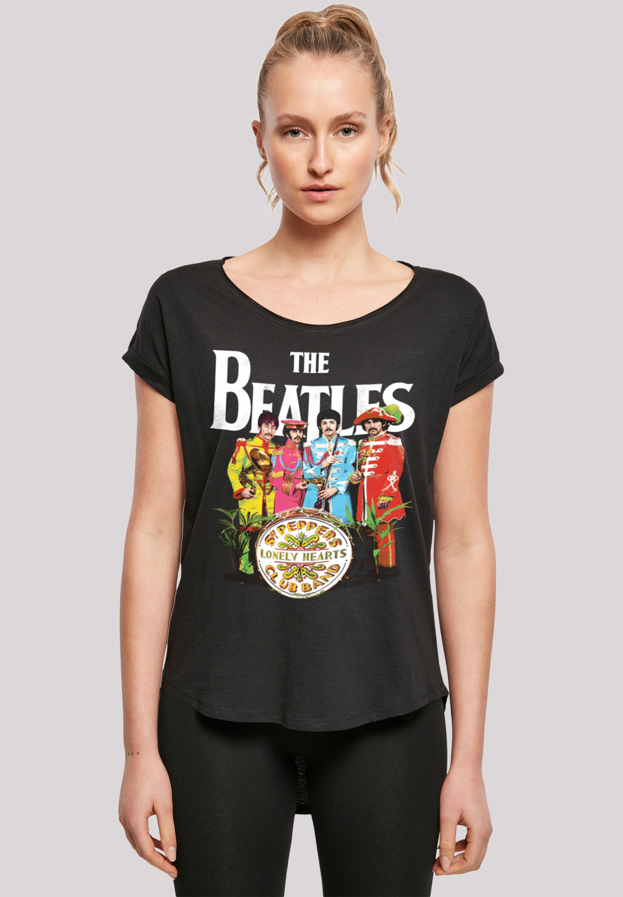 Beatles »The Sgt Print online Black«, T-Shirt Band Pepper F4NT4STIC