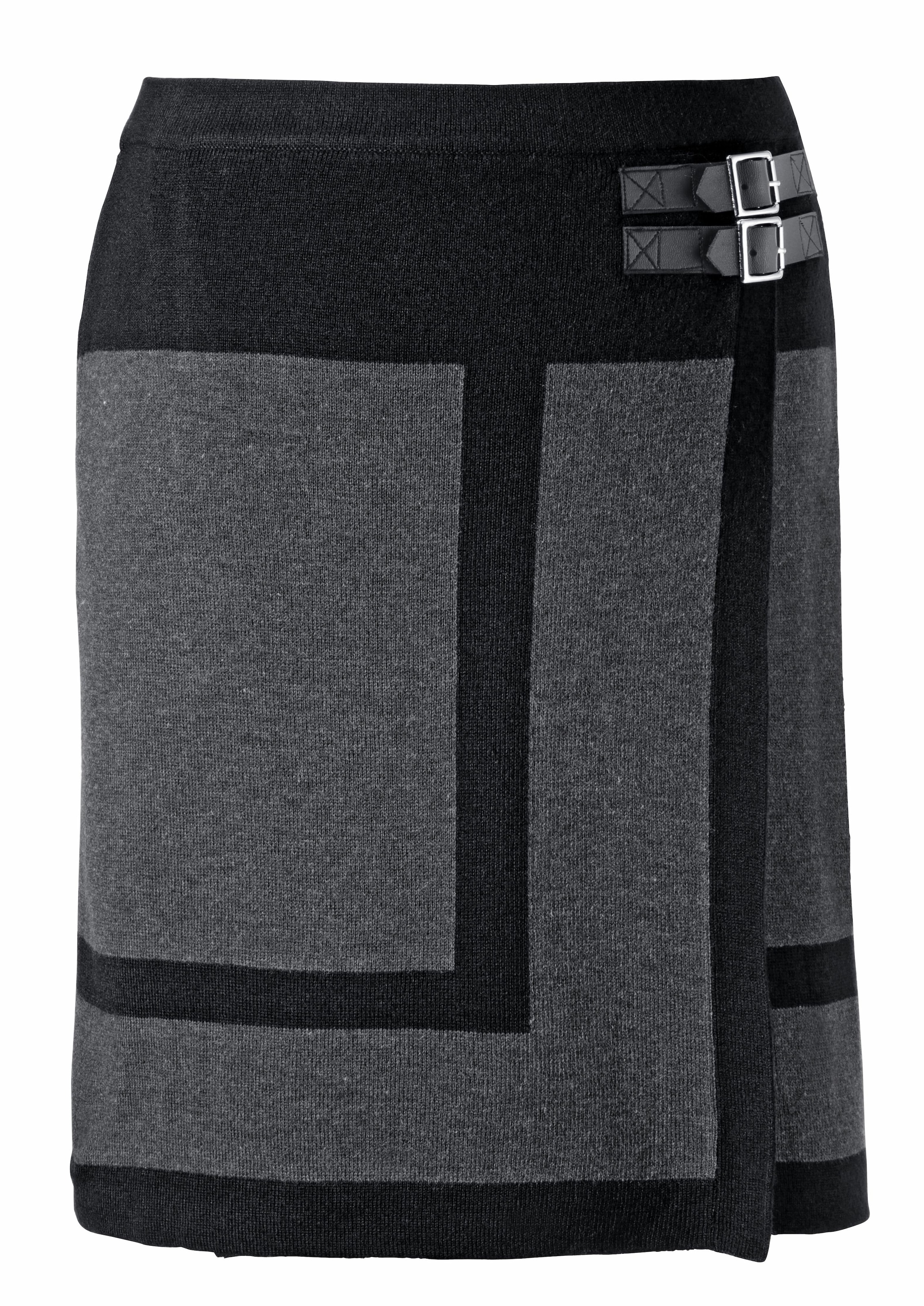 Aniston CASUAL Wickelrock, mit seitlichen Schnallen verziert kaufen