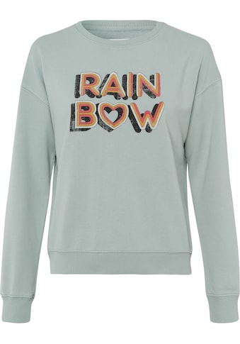 Freeman T. Porter Sweater »Hailey Rainbow«, mit coolem Retroprint kaufen