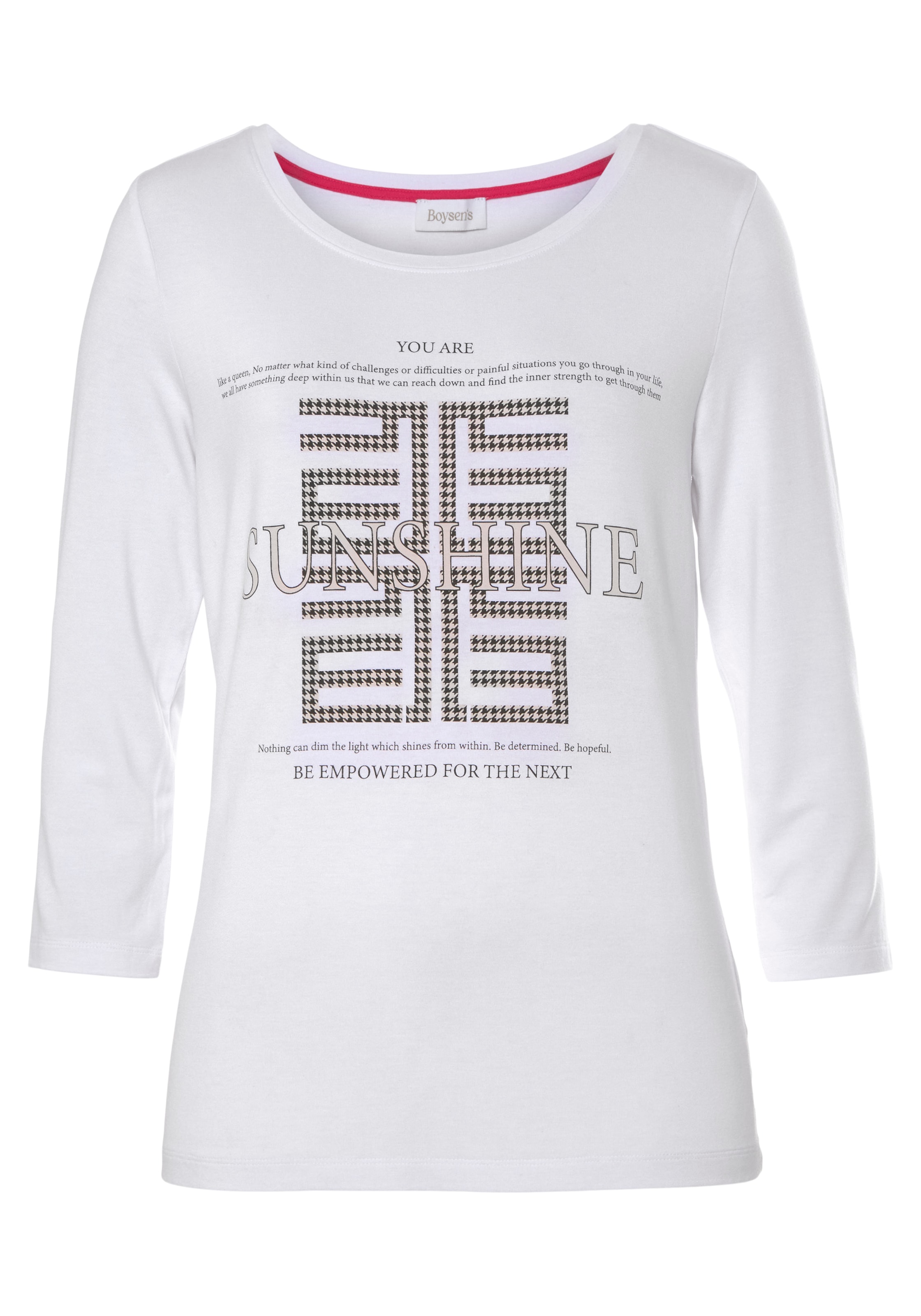 Boysen's 3/4-Arm-Shirt, mit modischem Front-Print - NEUE KOLLEKTION online  kaufen | I'm walking
