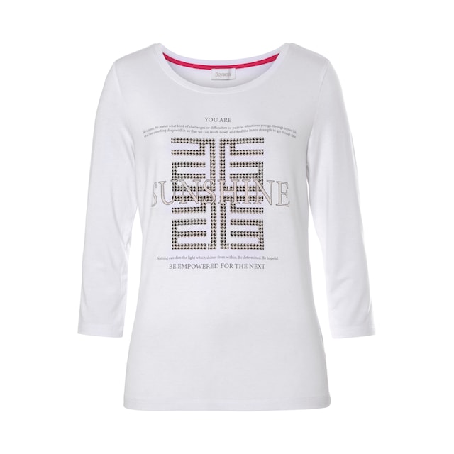Boysen\'s 3/4-Arm-Shirt, mit modischem Front-Print - NEUE KOLLEKTION online  kaufen | I\'m walking
