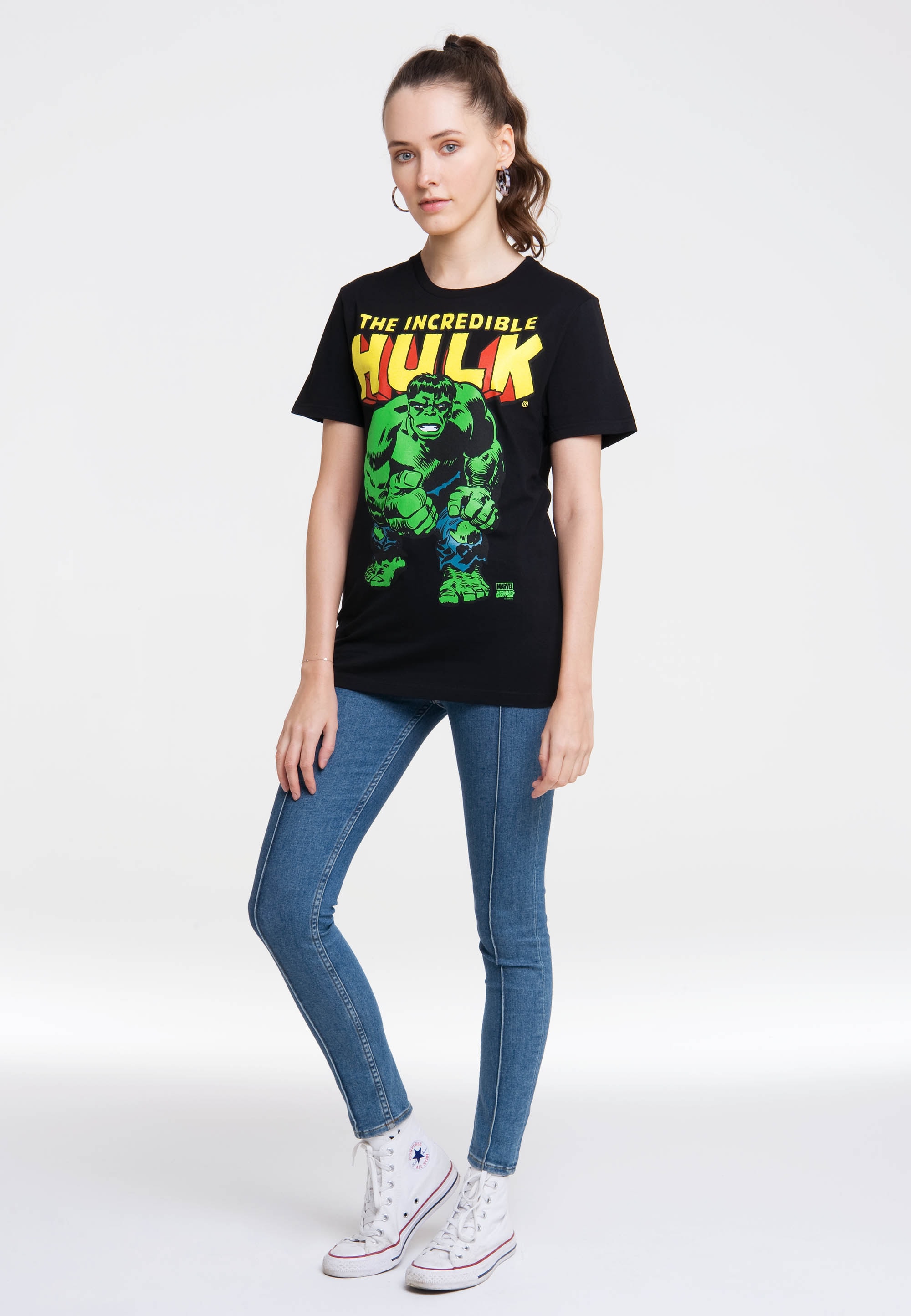 LOGOSHIRT T-Shirt »Marvel Comics«, mit großem Hulk-Print bestellen | I'm  walking
