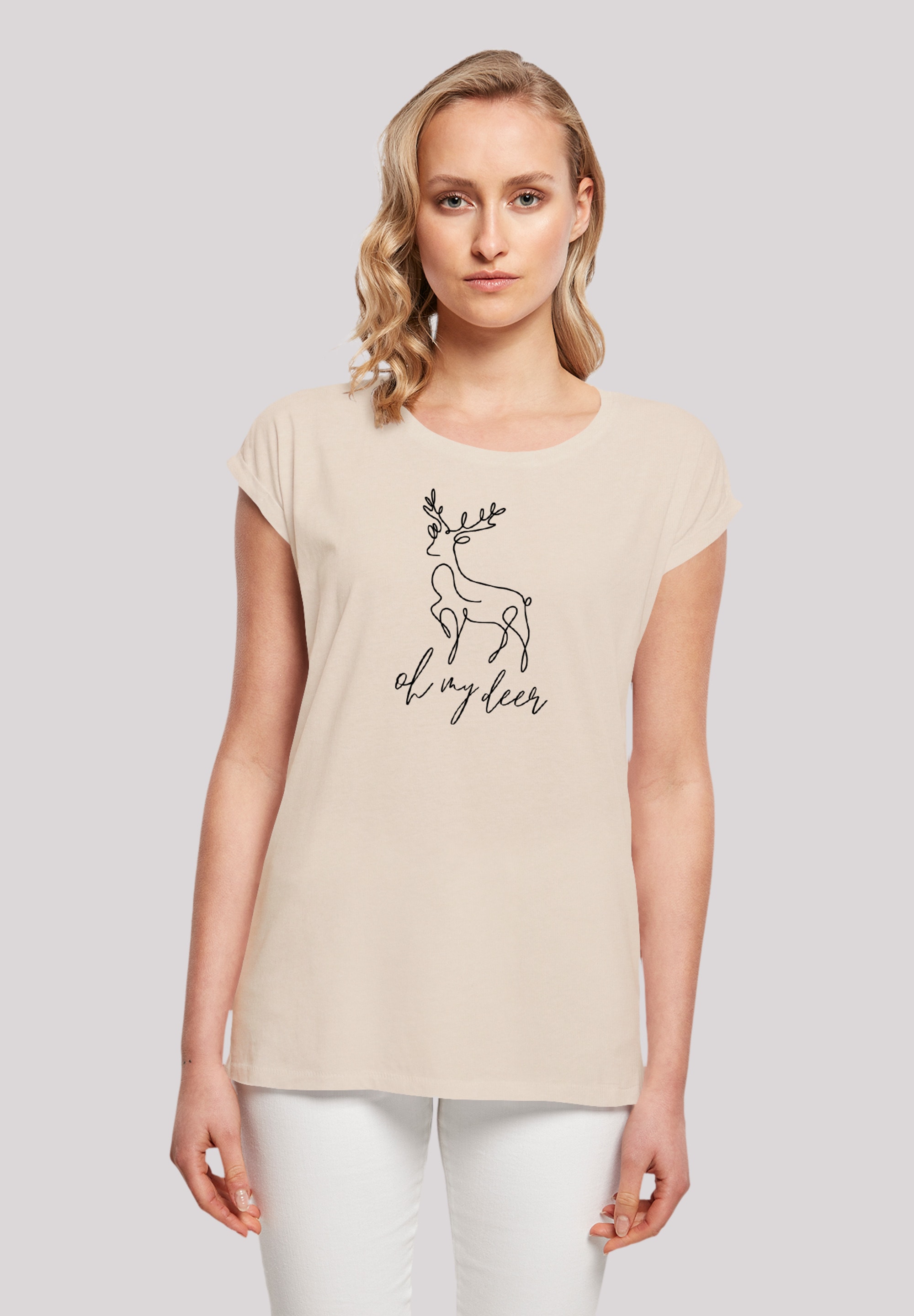 F4NT4STIC T-Shirt »Winter Christmas Deer«, walking Rock-Musik, kaufen | online Premium Qualität, I\'m Band