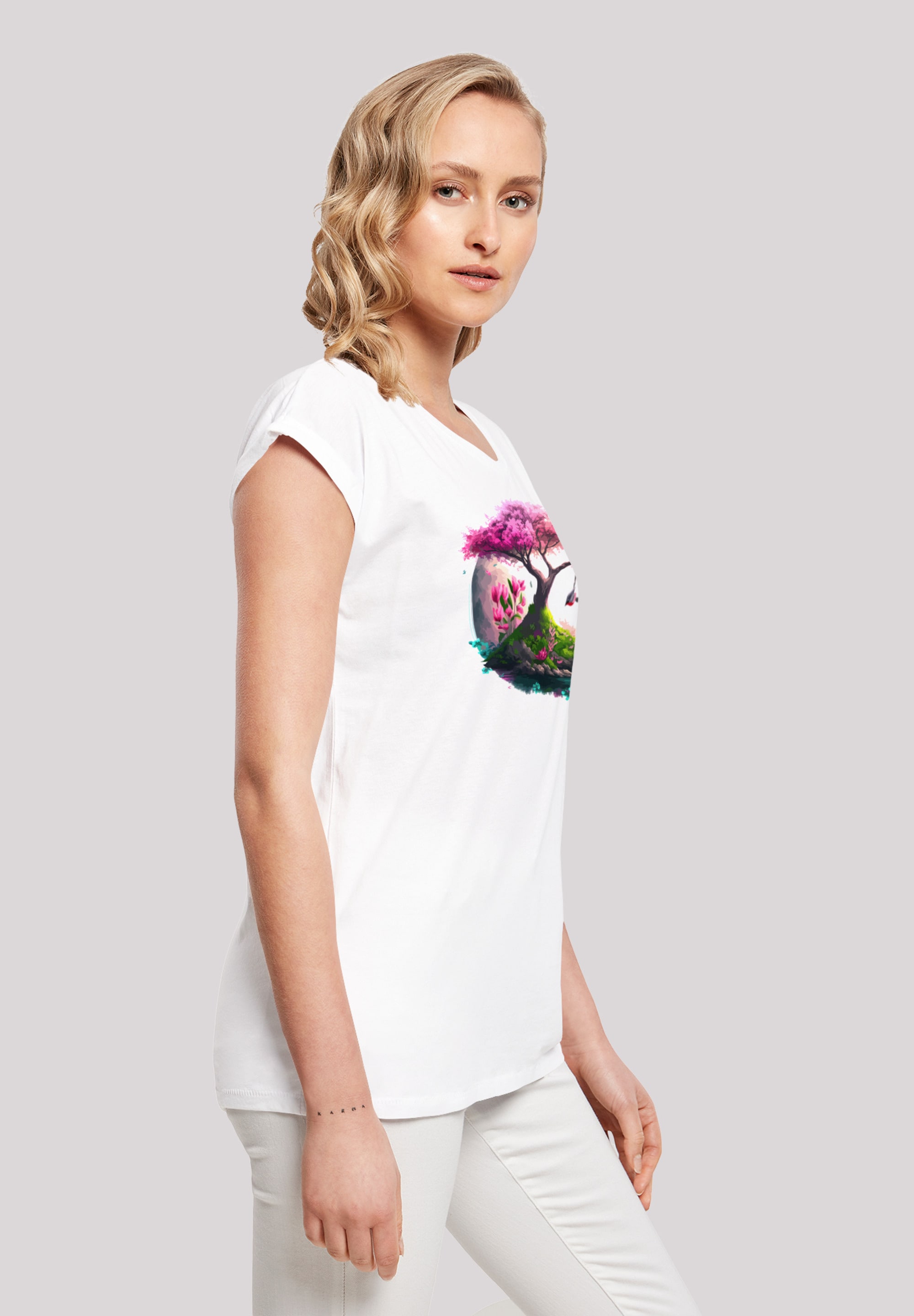 »Kirschblüten F4NT4STIC T-Shirt Print bestellen Baum«,