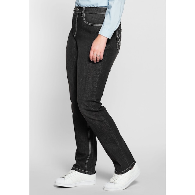 Sheego Stretch-Jeans »Große Größen«, Bauch-weg-Effekt shoppen