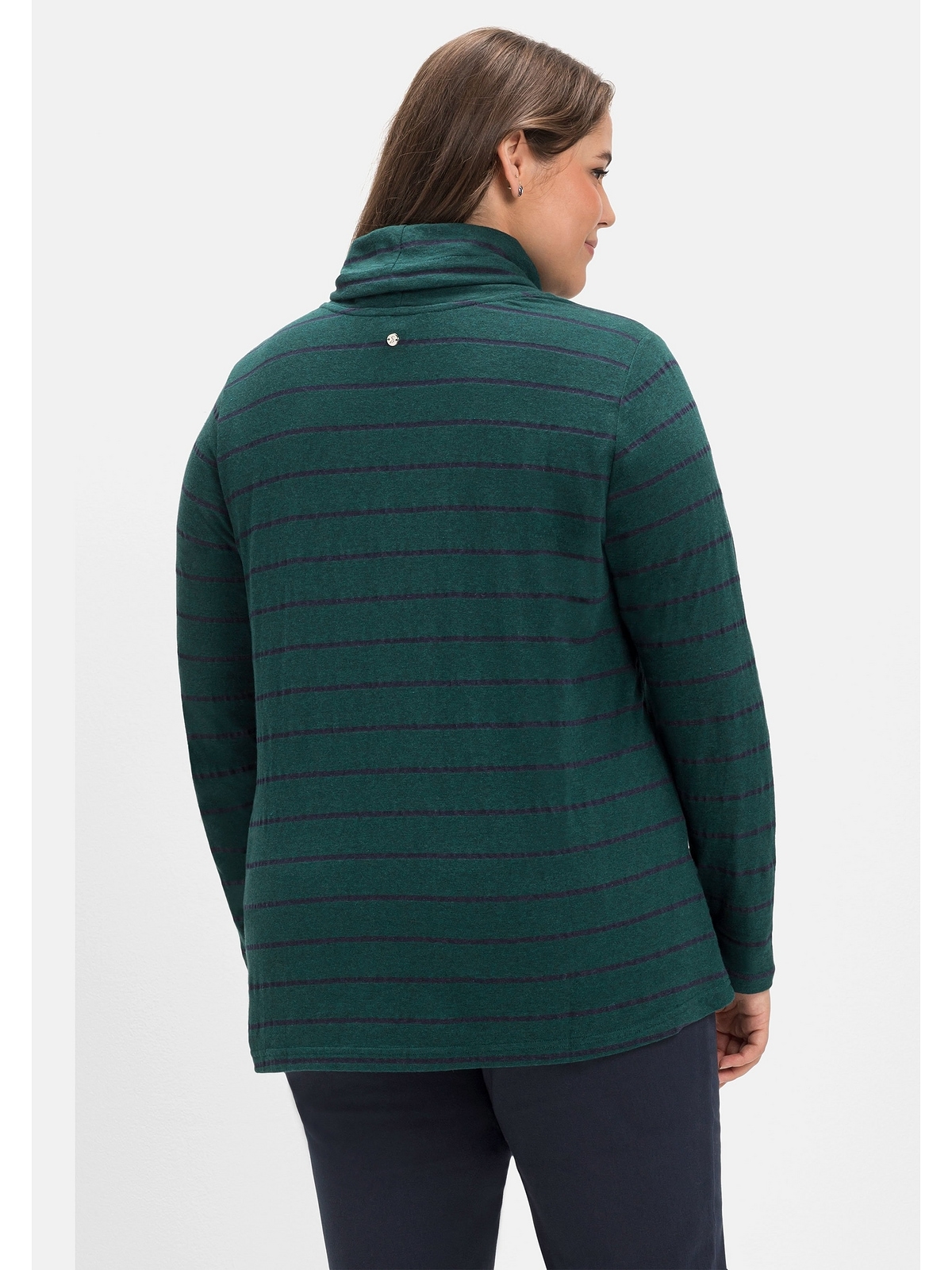 Sheego Langarmshirt »Große Größen«, in leicht ausgestellter Form bestellen