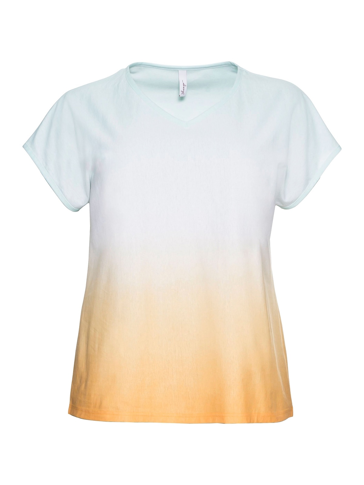 Sheego T-Shirt »Große Größen«, V-Ausschnitt kaufen mit in Batik-Optik und