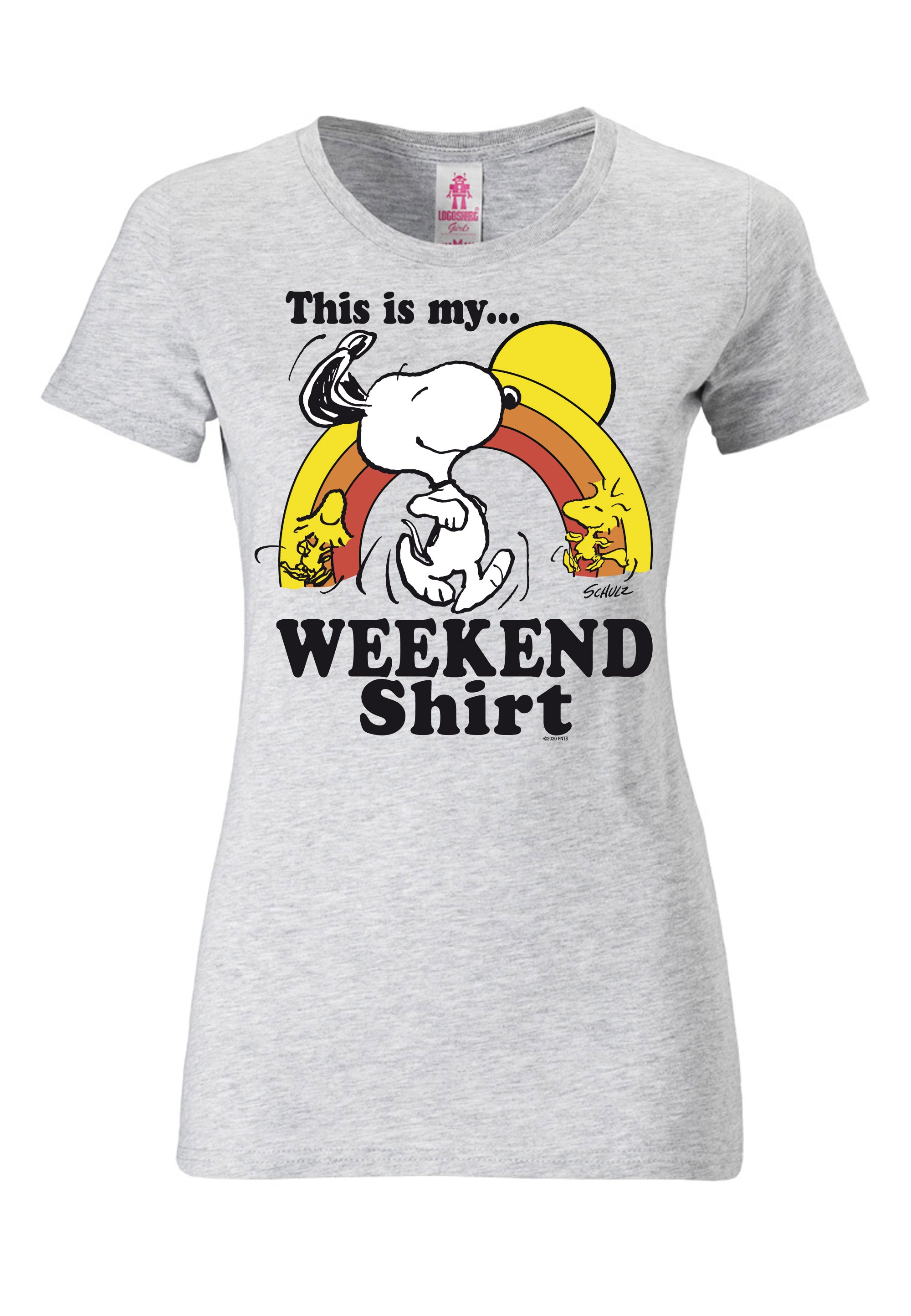 LOGOSHIRT T-Shirt »Peanuts - Snoopy & Woodstock - Weekend«, mit lizenziertem  Originaldesign shoppen | I'm walking