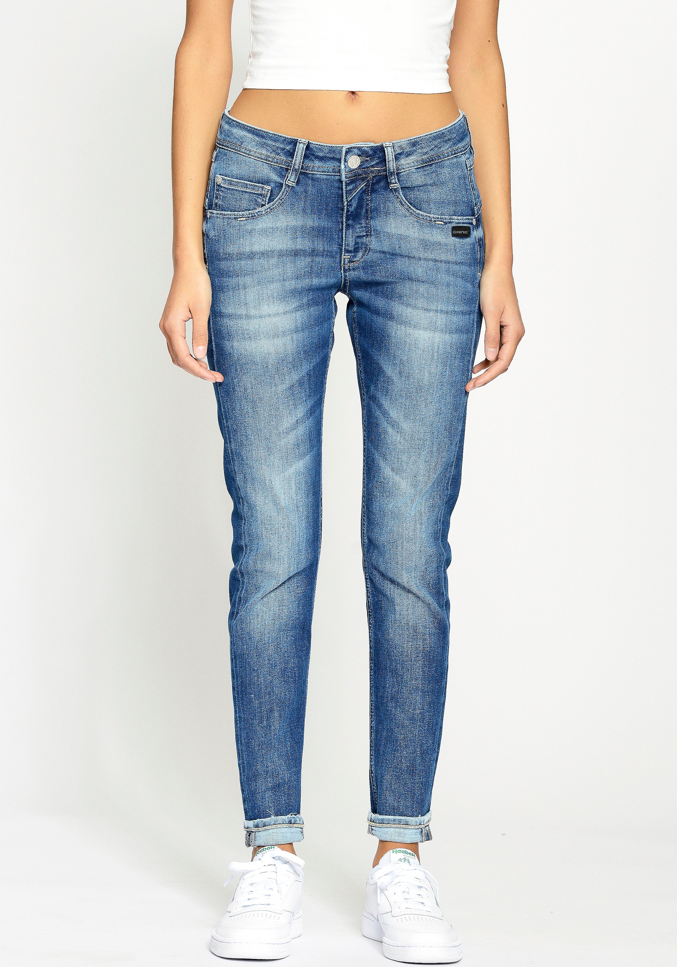 GANG Relax-fit-Jeans »94Amelie Relaxed Fit«, mit Used-Effekten shoppen | Straight-Fit Jeans