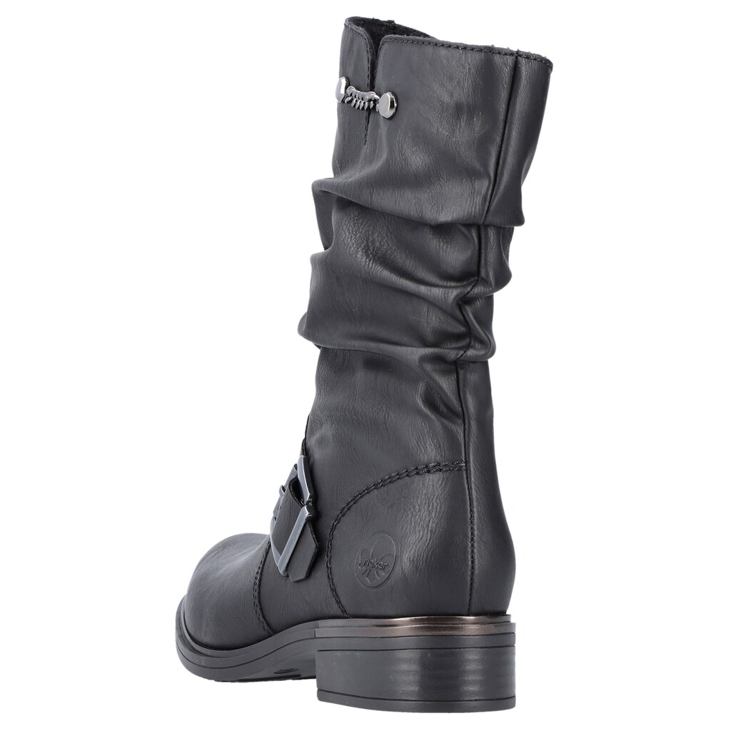 Rieker Stiefel, mit slouchy-Schaft und Zierkette