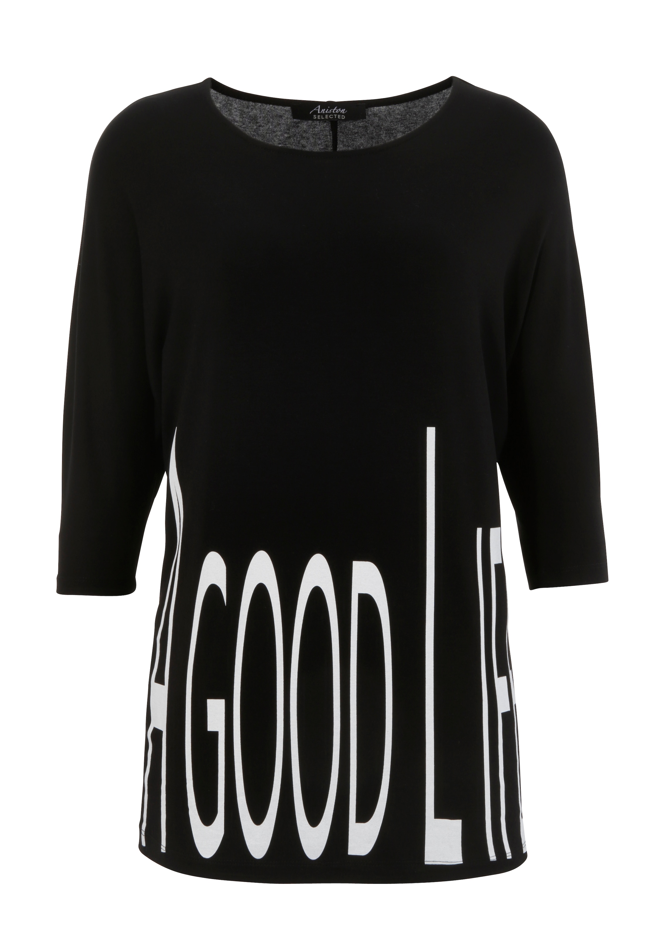 Aniston SELECTED 3/4-Arm-Shirt, mit Statement-Spruch kaufen