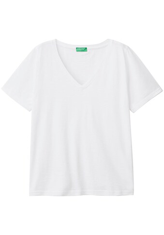 United Colors of Benetton T-Shirt, aus Flammgarnjersey kaufen
