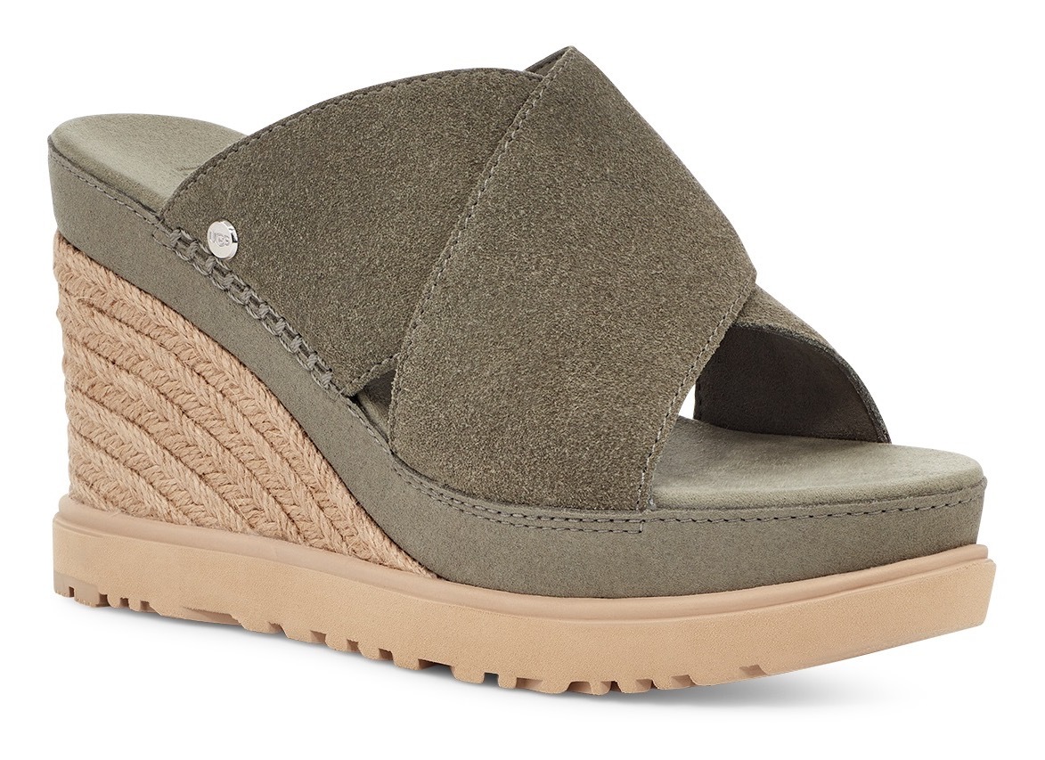 UGG Keilpantolette »W ABBOT SLIDE«, mit Bastumrandung kaufen