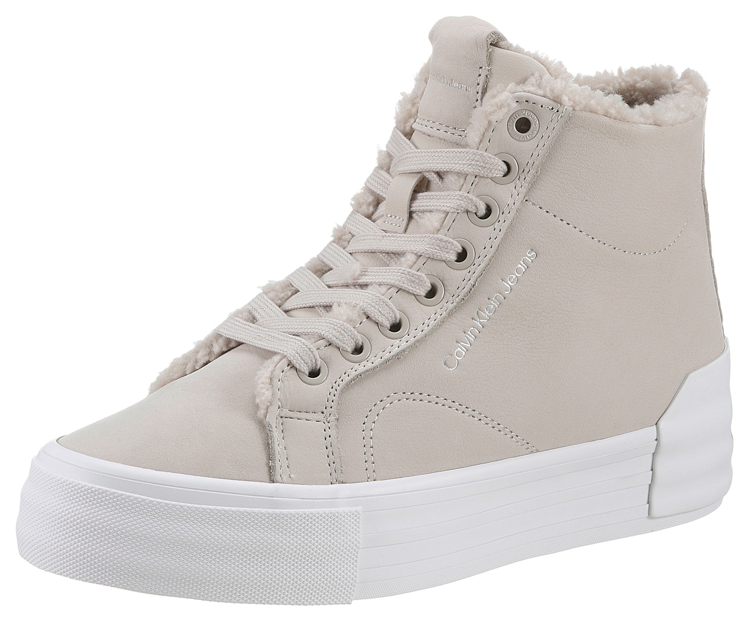 Calvin Klein Jeans Sneaker »VULC FLATFORM BOLD MID NU-W«, in sportiver Optik kaufen