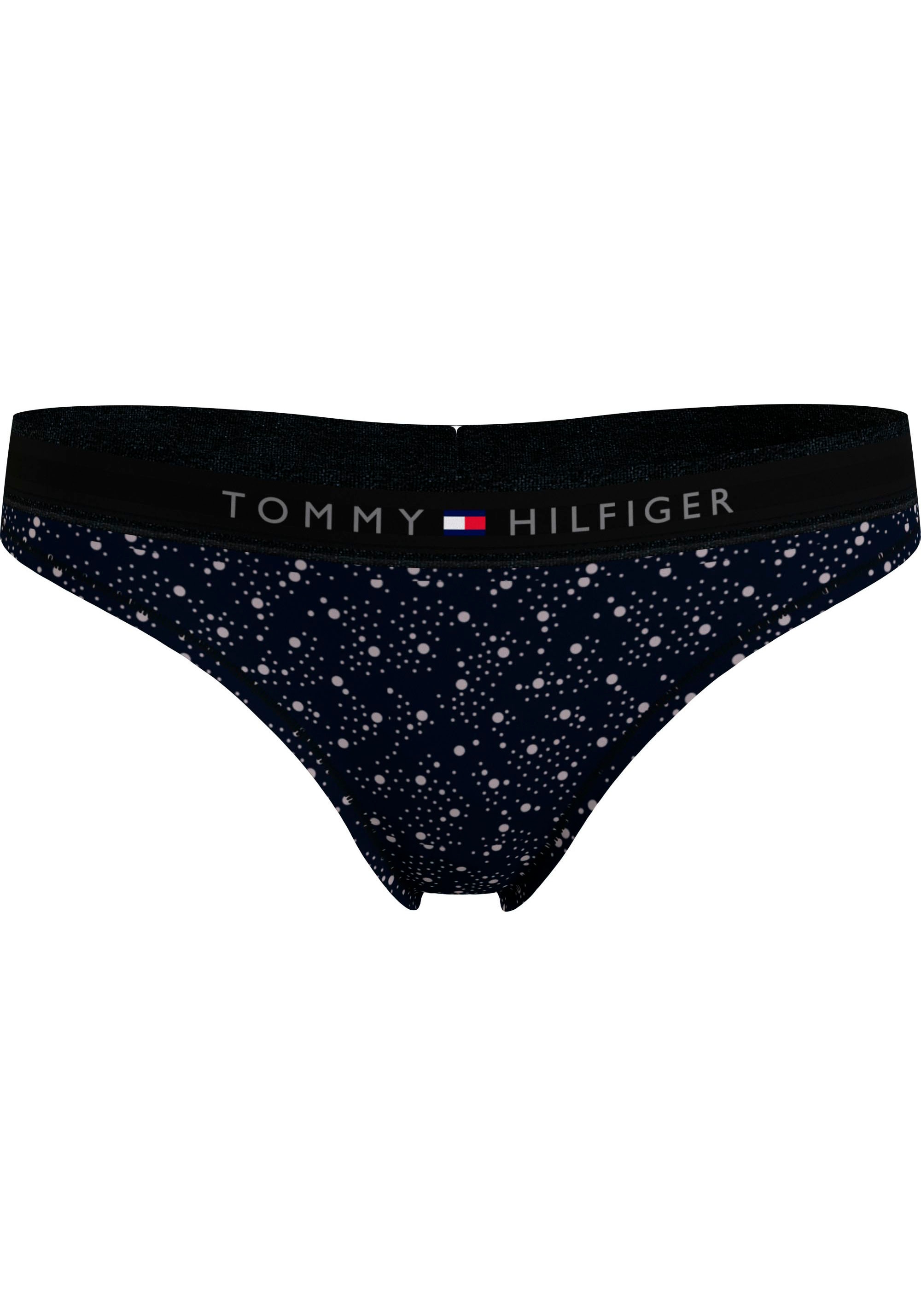 kaufen Tommy I\'m T-String »THONG PRINT«, Labelflag modischem Hilfiger und mit | online Underwear walking Logobund